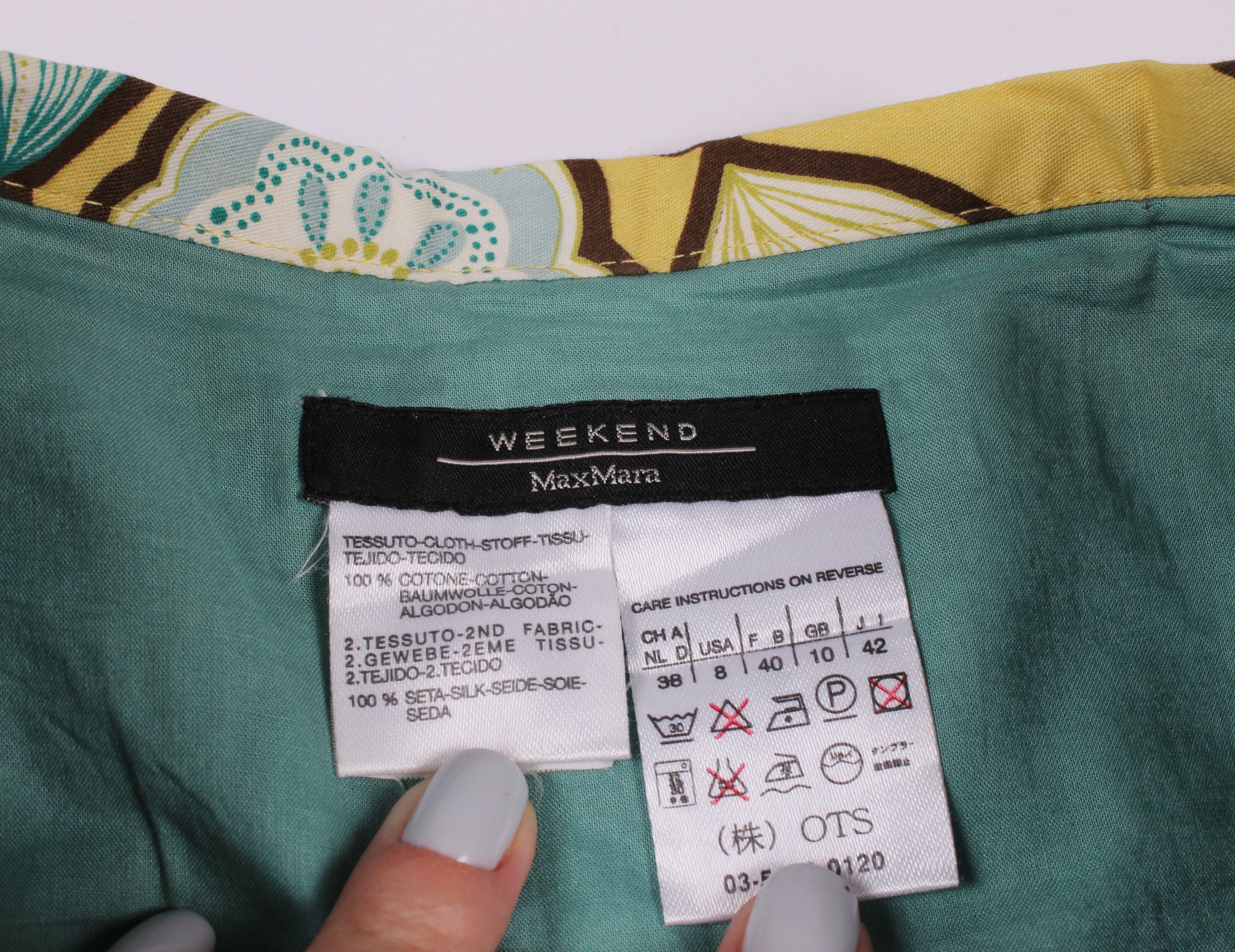 Max Mara × Weekend Max Mara Weekend Max Mara Flora Embroidered Midi Skirt Size 27" / US 4 / IT 40 - 6 Thumbnail