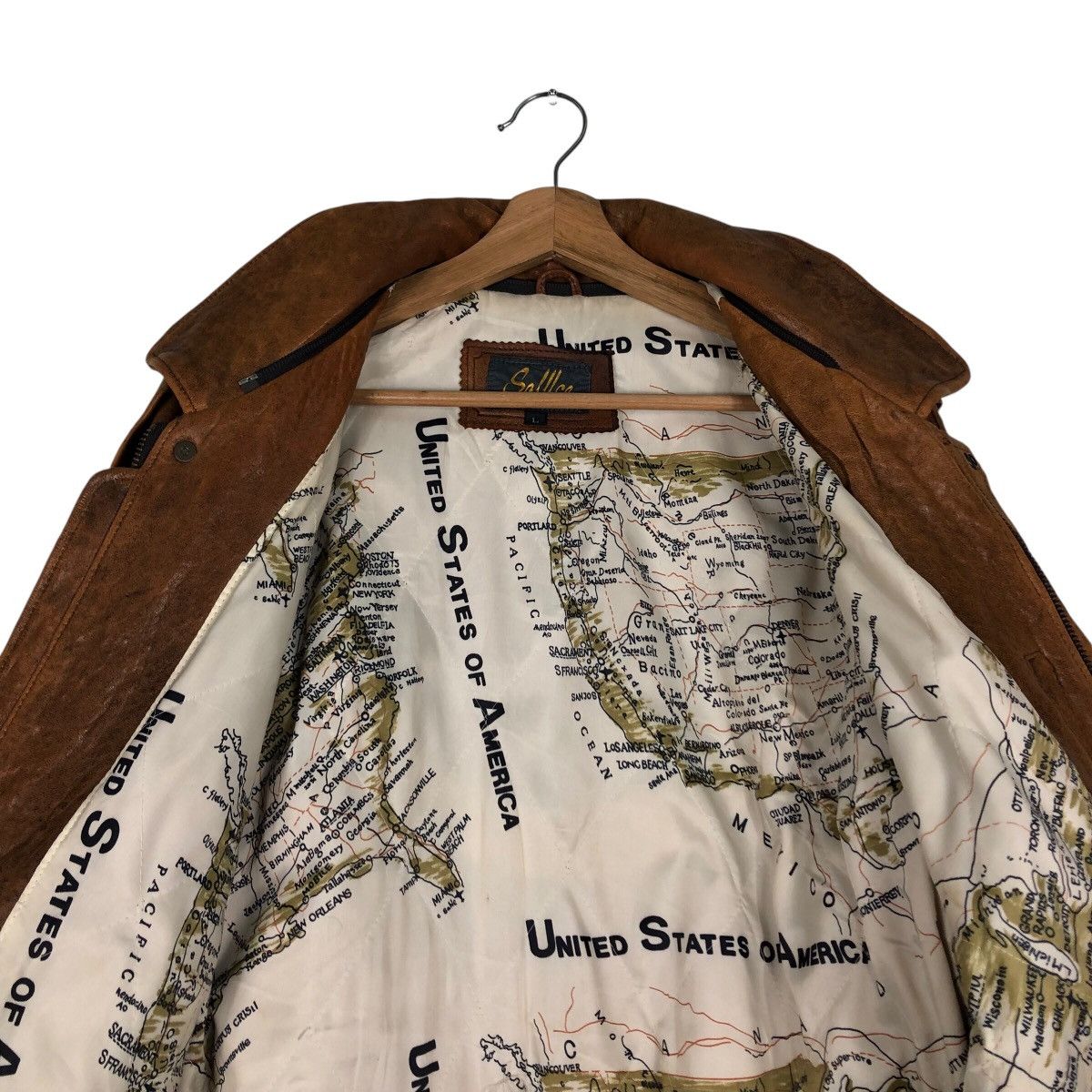 Japanese Brand 📌Vintage Military Design Leather Jacket SoffIce Full Print Size US L / EU 52-54 / 3 - 15 Thumbnail