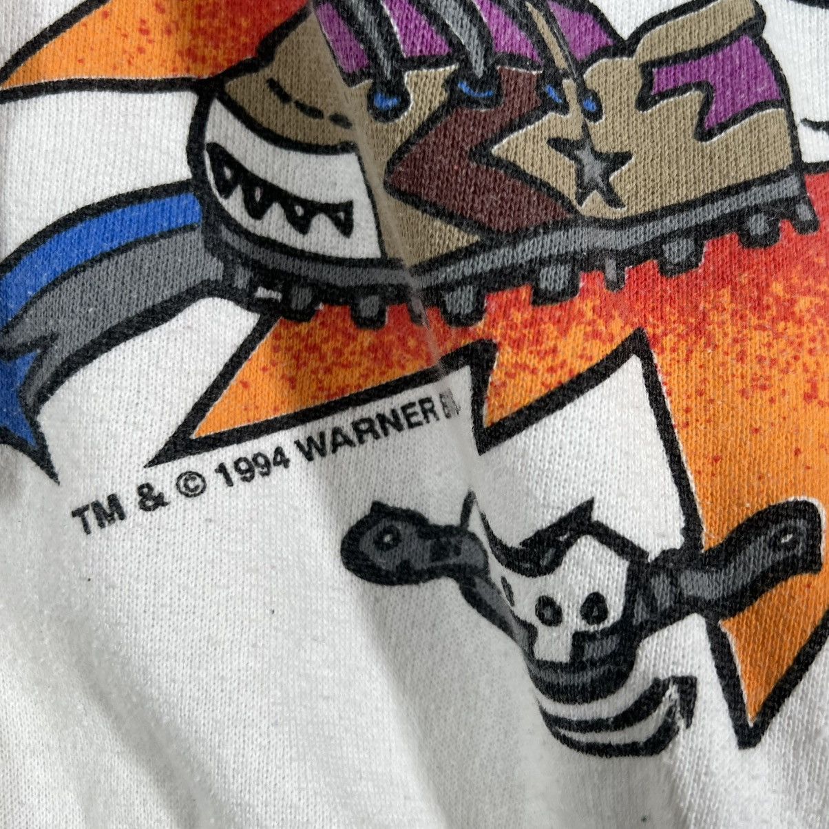 Vintage Vintage 1994 Freeze Taz Looney Tunes Sweatshirt Aop Football Size US M / EU 48-50 / 2 - 3 Thumbnail