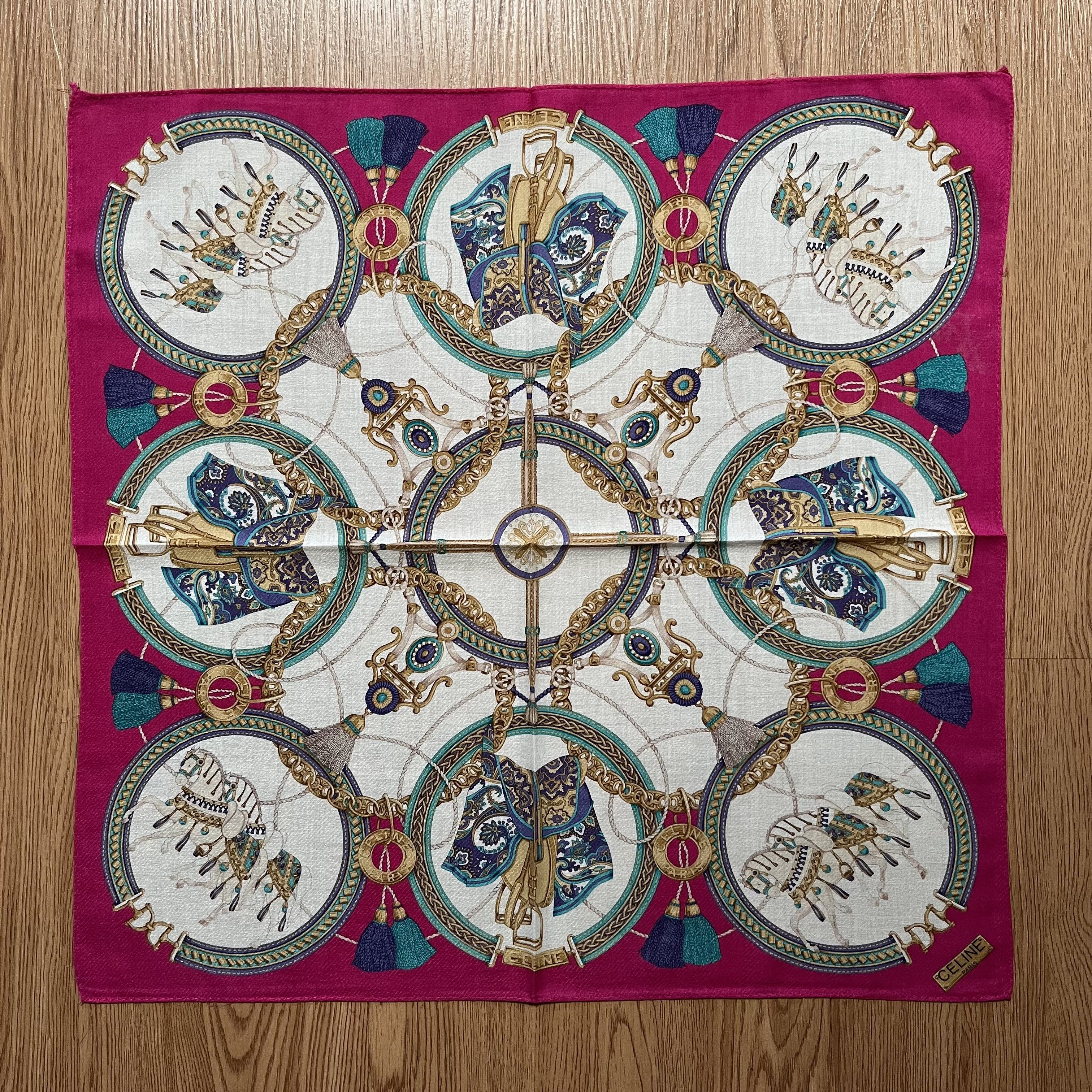 Celine Vintage Celine Paris Handkerchief Size ONE SIZE - 1 Thumbnail