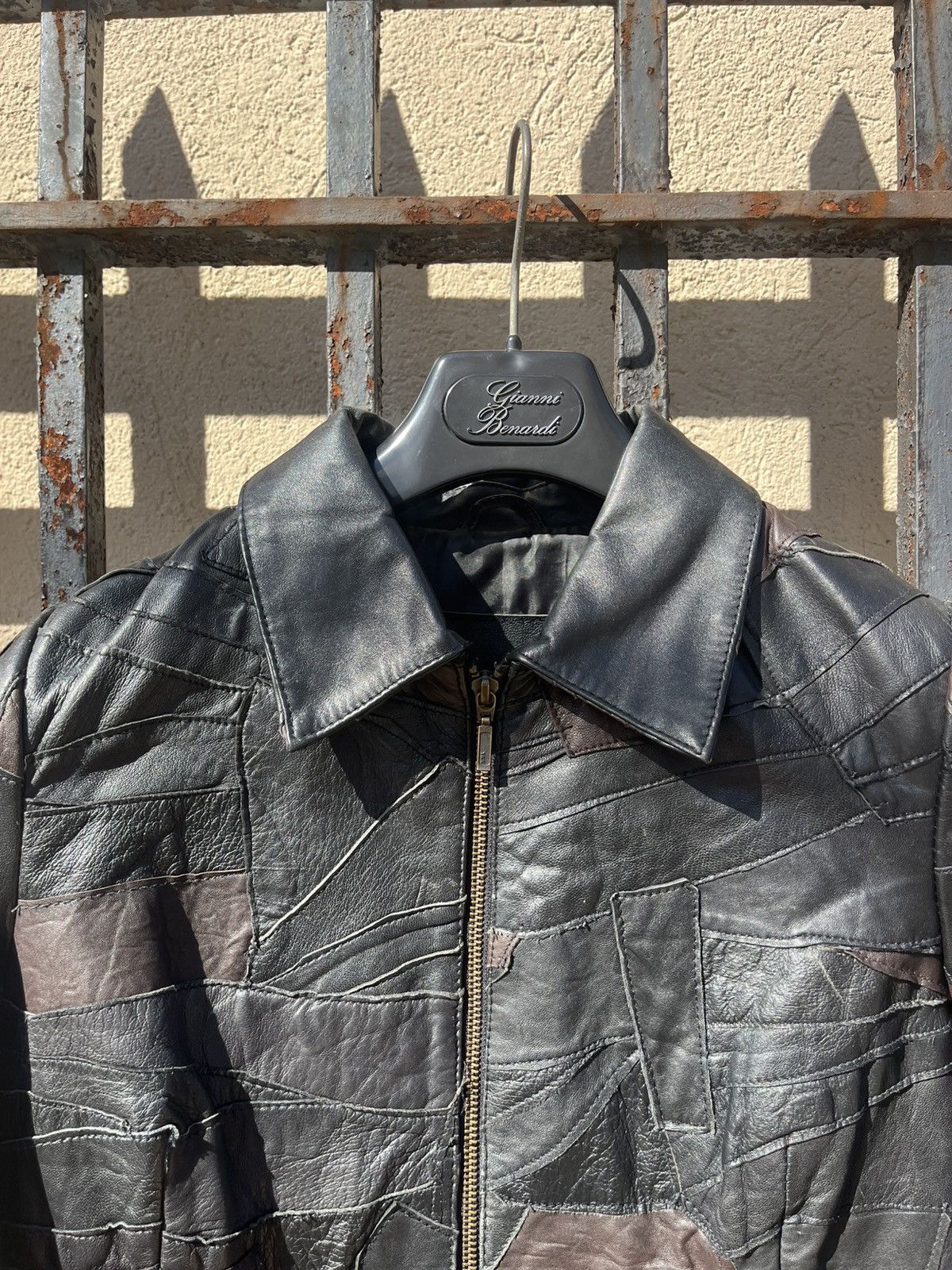 Other Leather patchwork jacket Size S / US 4 / IT 40 - 2 Thumbnail