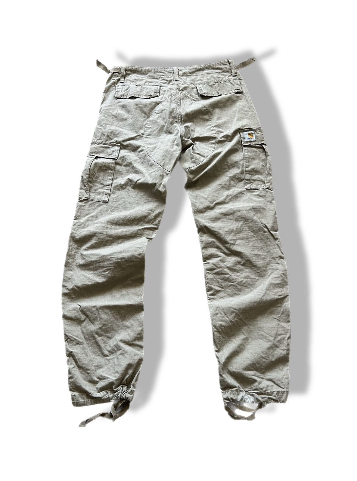 Vintage Carhartt Cargo Gray Distressed Pants Baggy Y2K 30/32