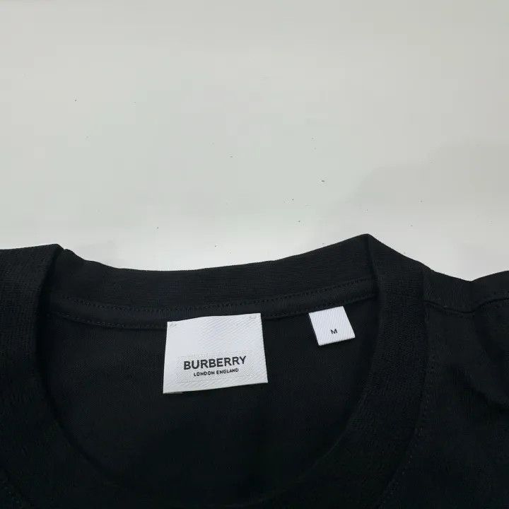 Burberry Burberry Burberry SS23 Black Logo Short Sleeve T-Shirt-250 Size US M / EU 48-50 / 2 - 5 Thumbnail
