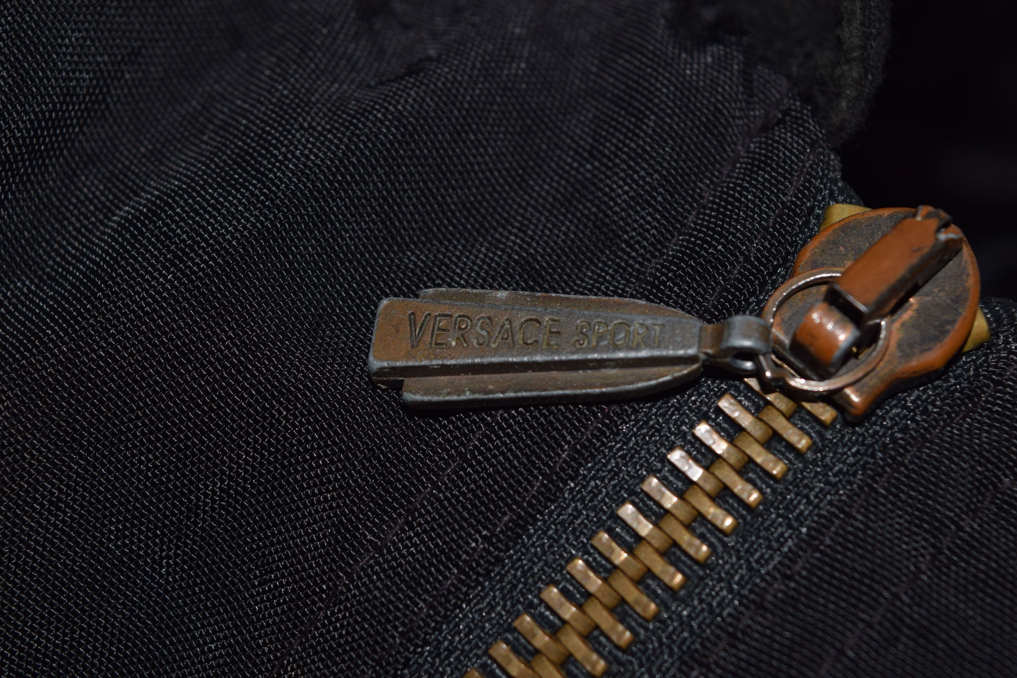 Versace Vintage 90's Versace Sport Bomber Jacket Size US XL / EU 56 / 4 - 9 Thumbnail