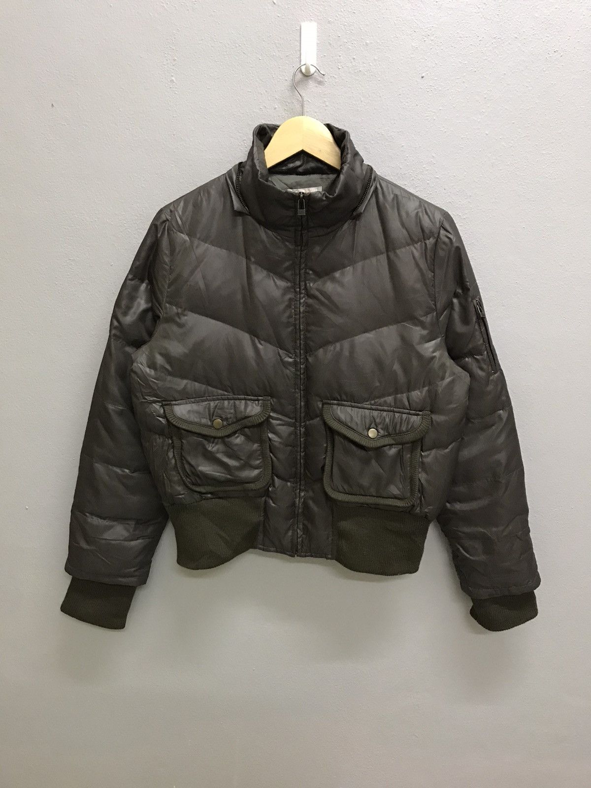 Japanese Brand ELLE PLANETE DOUBLE POCKET BOMBER JACKET Size US S / EU 44-46 / 1 - 3 Thumbnail
