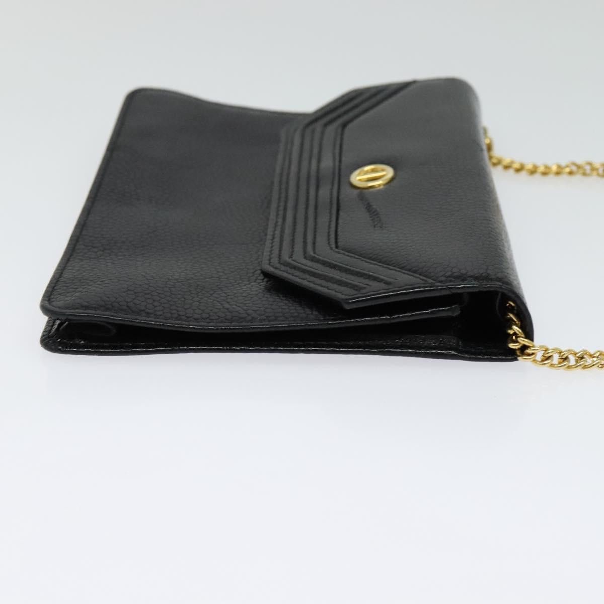 Dior DIOR Chain Shoulder Bag Leather Black Gold Size ONE SIZE - 5 Thumbnail