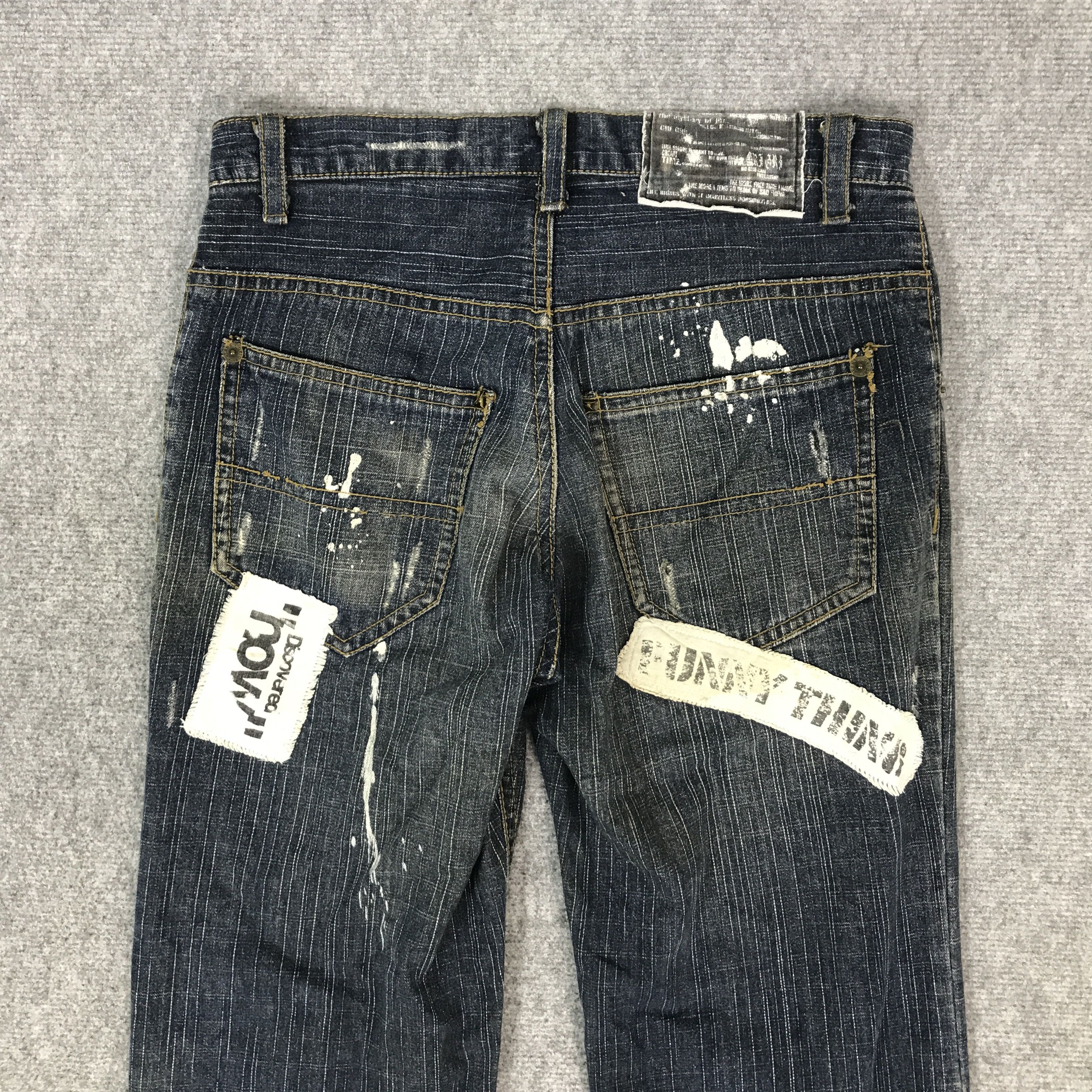 Japanese Brand PUNK GRI GRI JAPAN DENIM STYLE PANTS Size US 32 / EU 48 - 5 Thumbnail