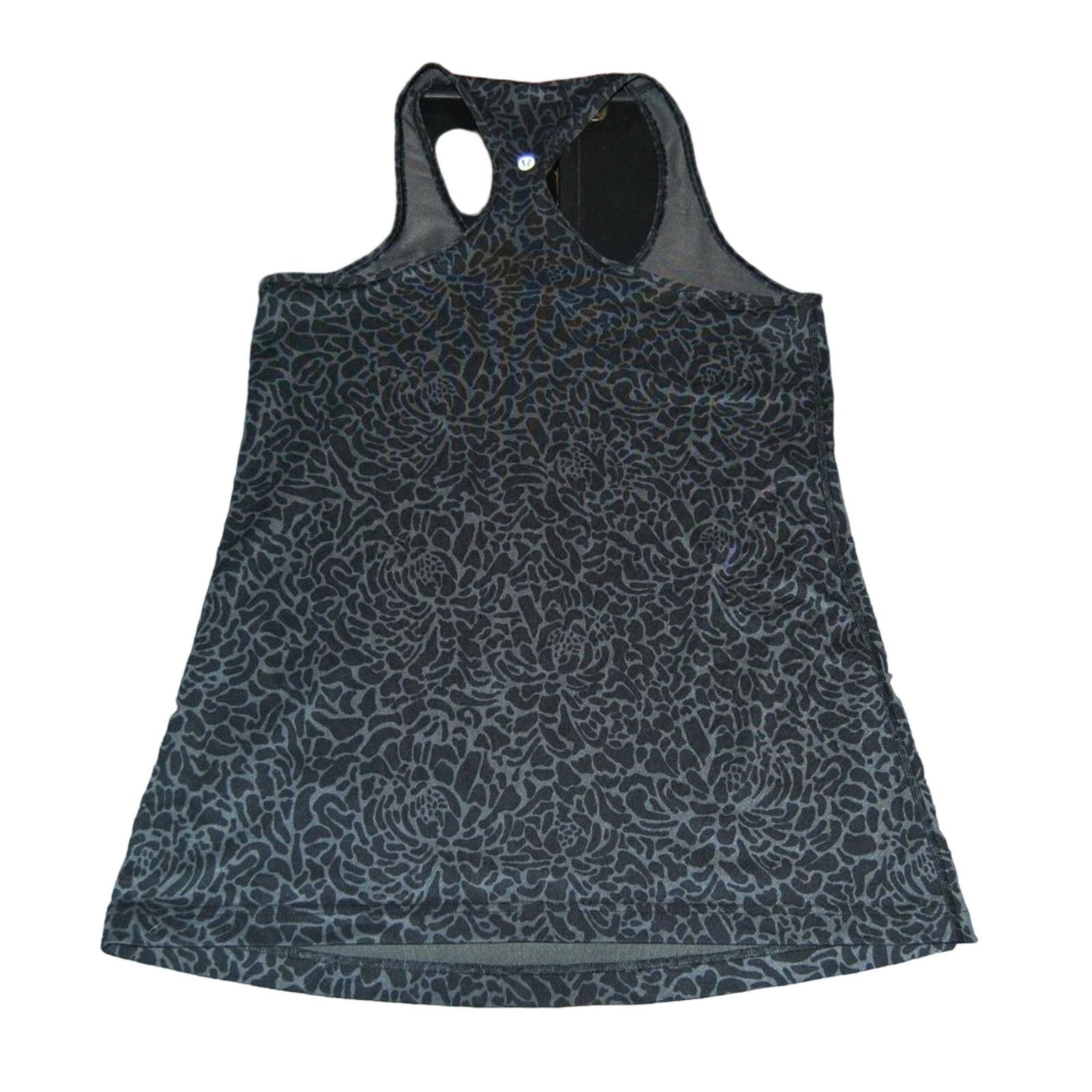 Lululemon Lululemon Tank Top Black Gray Design Size: 8 (No tag) Size M / US 6-8 / IT 42-44 - 4 Thumbnail