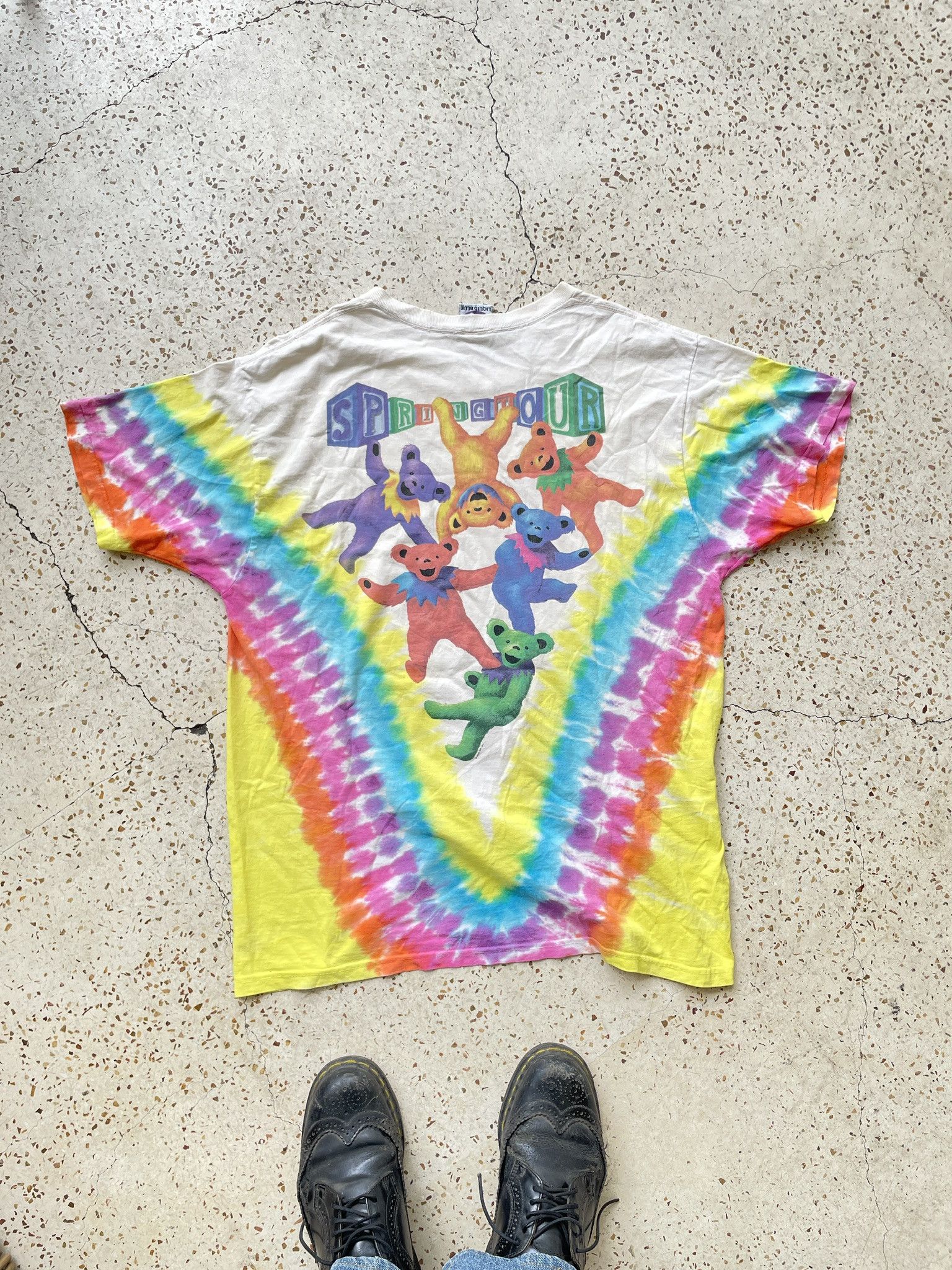 Band Tees Vintage tee early ‘00 Grateful Dead Tie Dye “Dancing Bears” Size US XL / EU 56 / 4 - 3 Thumbnail