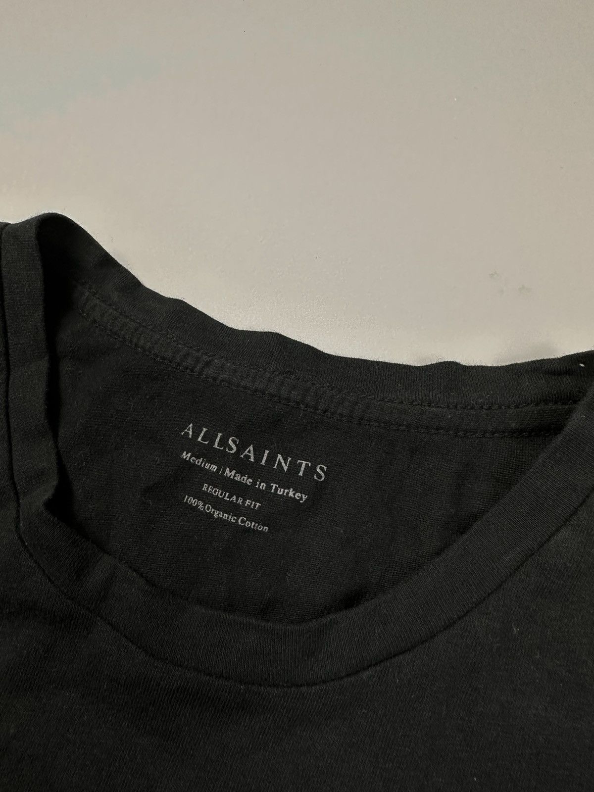 Allsaints Basic solid black tee AllSaints Medium Size M / US 6-8 / IT 42-44 - 2 Thumbnail