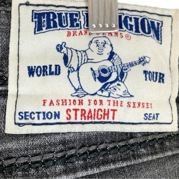 True Religion True Religion Straight Leg Mega T Jeans Size 36 Size US 36 / EU 52 - 8 Thumbnail
