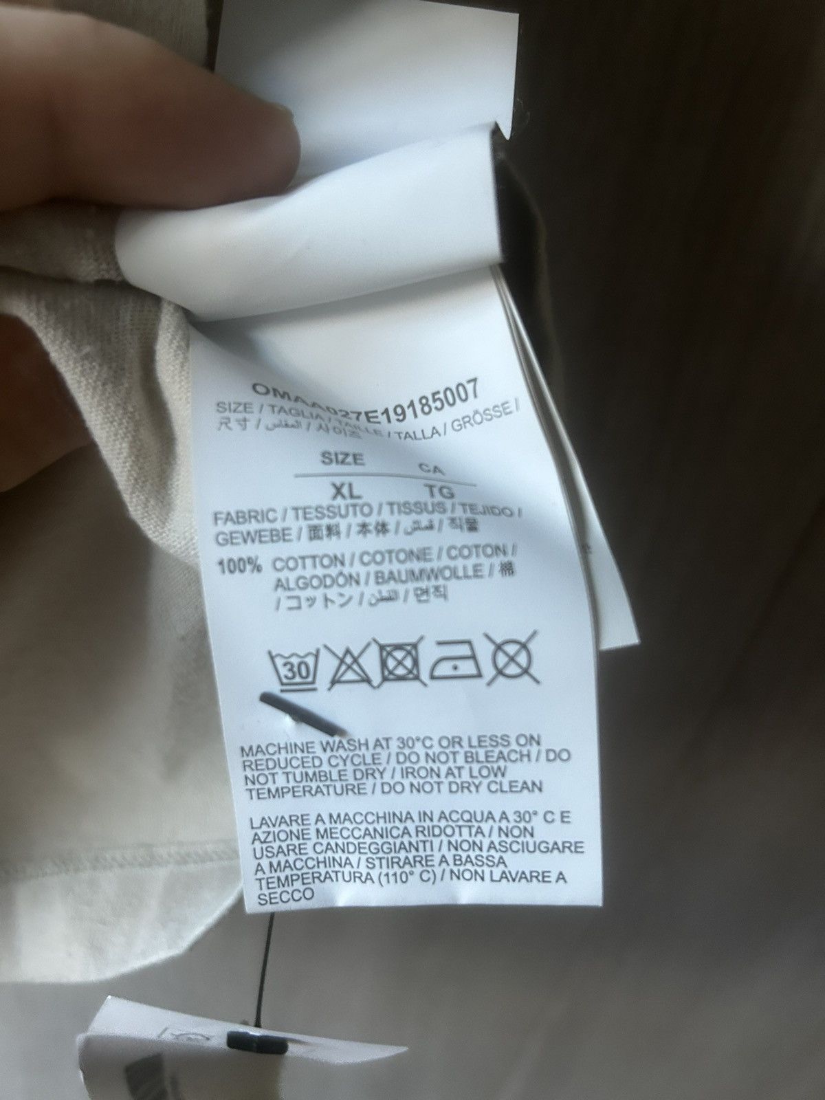 Off-White Off-White “BATS” Tee ‘19 Size US XL / EU 56 / 4 - 10 Thumbnail