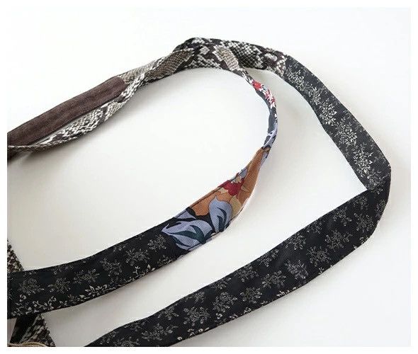 Kapital KAPITAL Patchwork Novel Tote Bag Black Size ONE SIZE - 2 Thumbnail