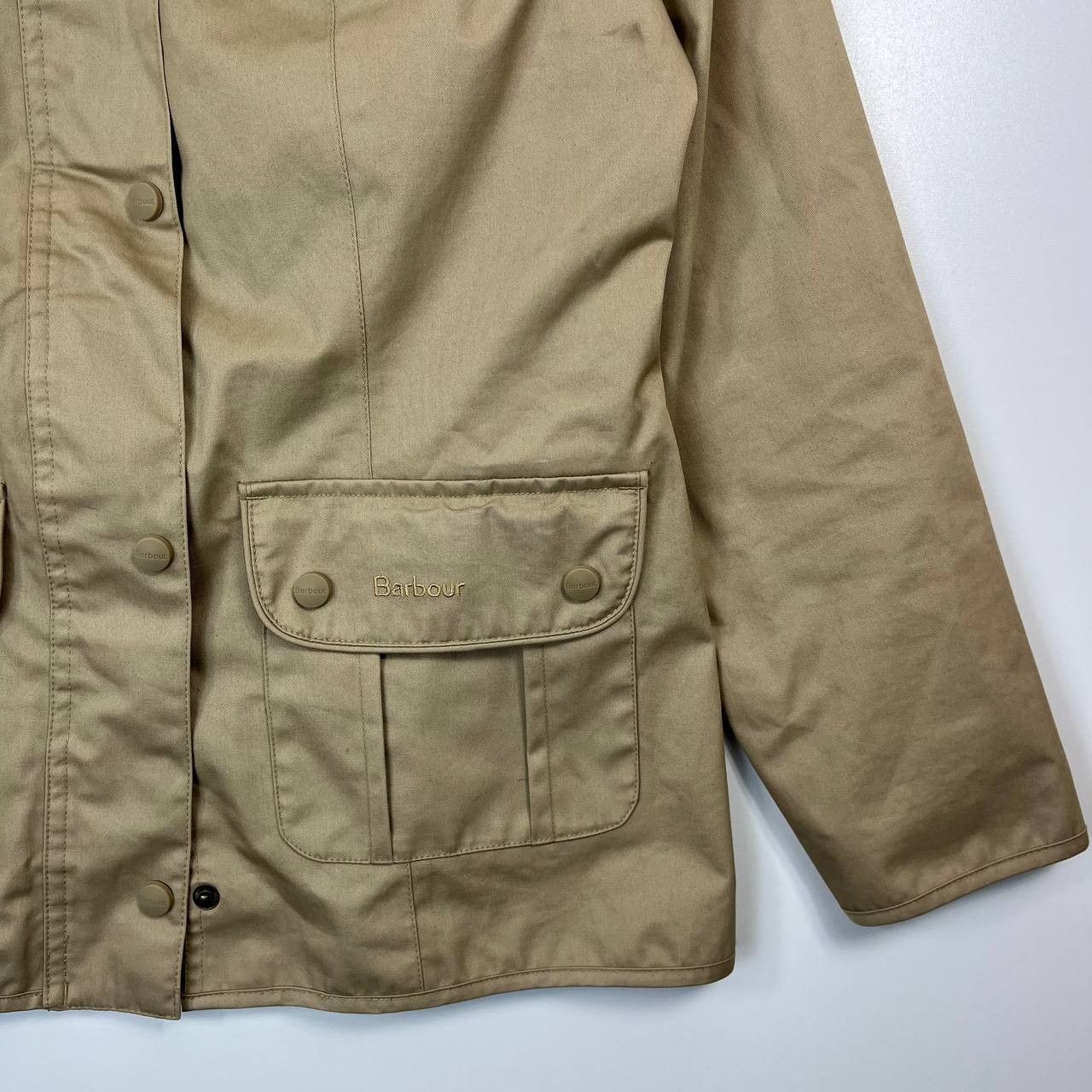 Barbour Barbour Utility Waterproof Jacket Womens Beige Coat Size 12 Size US M / EU 48-50 / 2 - 6 Thumbnail