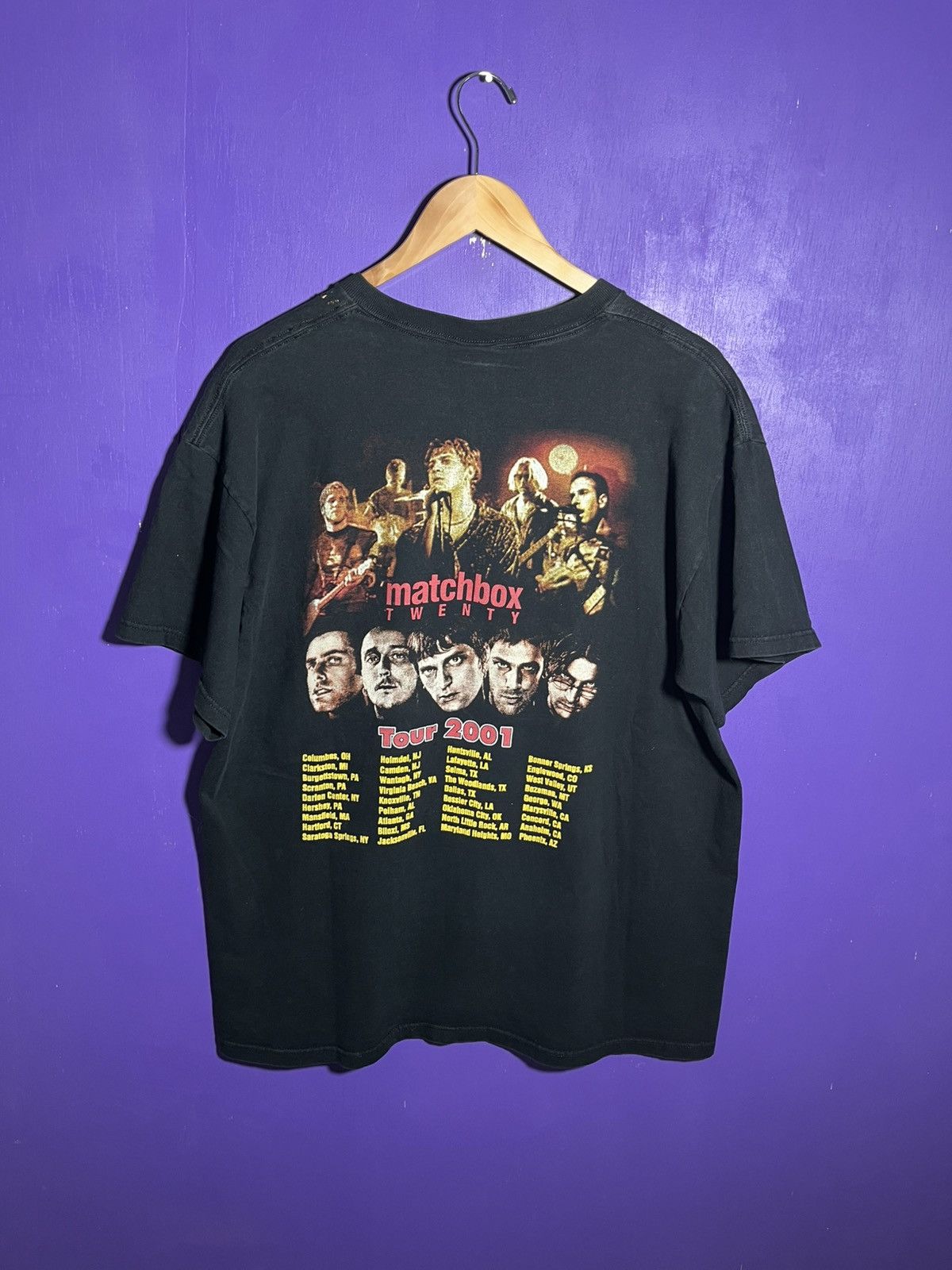 Band Tees × Vintage Vintage 2001 Matchbox 20 USA tour t-shirt Size US XL / EU 56 / 4 - 2 Thumbnail
