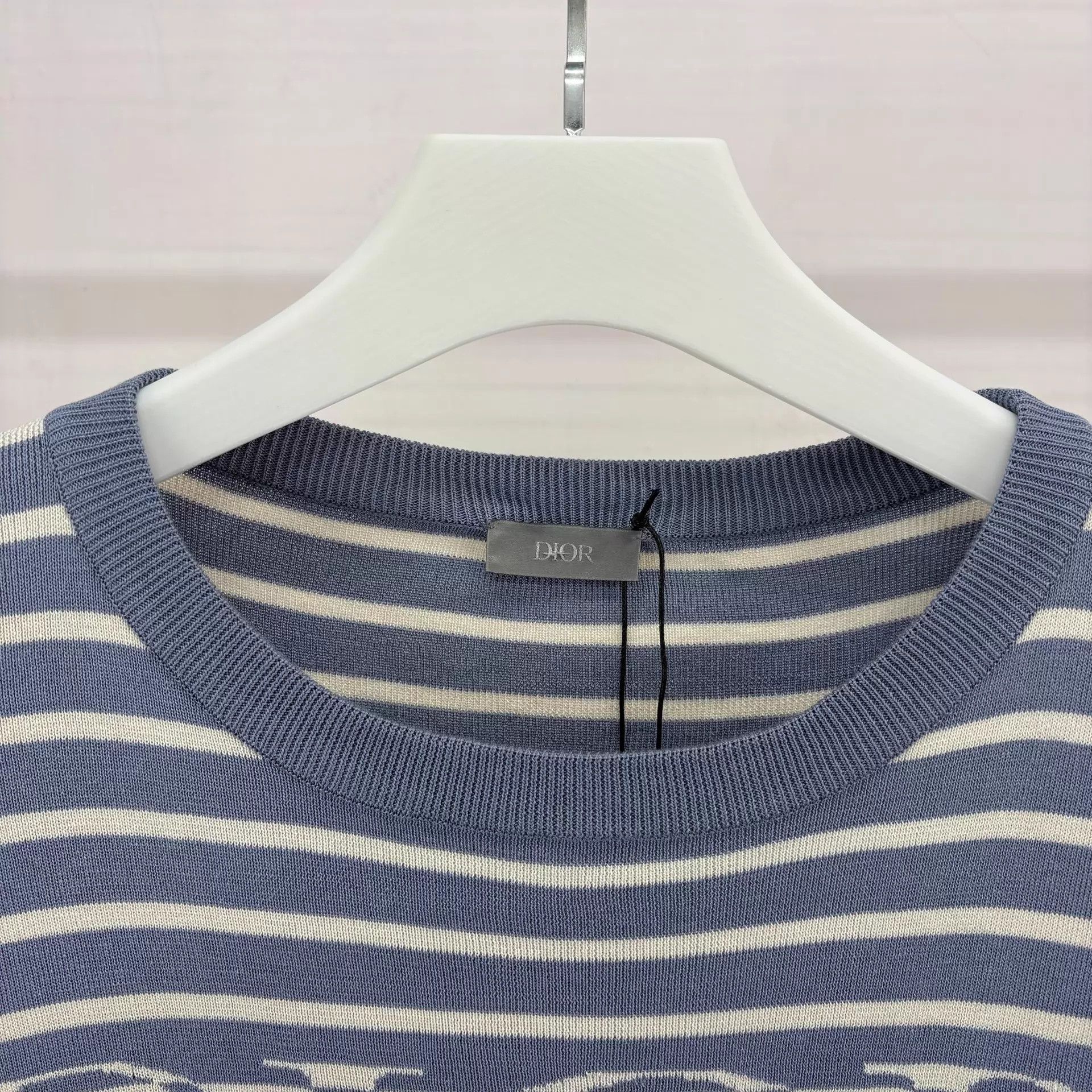 Dior Dior Stripe Logo Short XL Silk/Cotton Near New Italian Size US XL / EU 56 / 4 - 3 Thumbnail