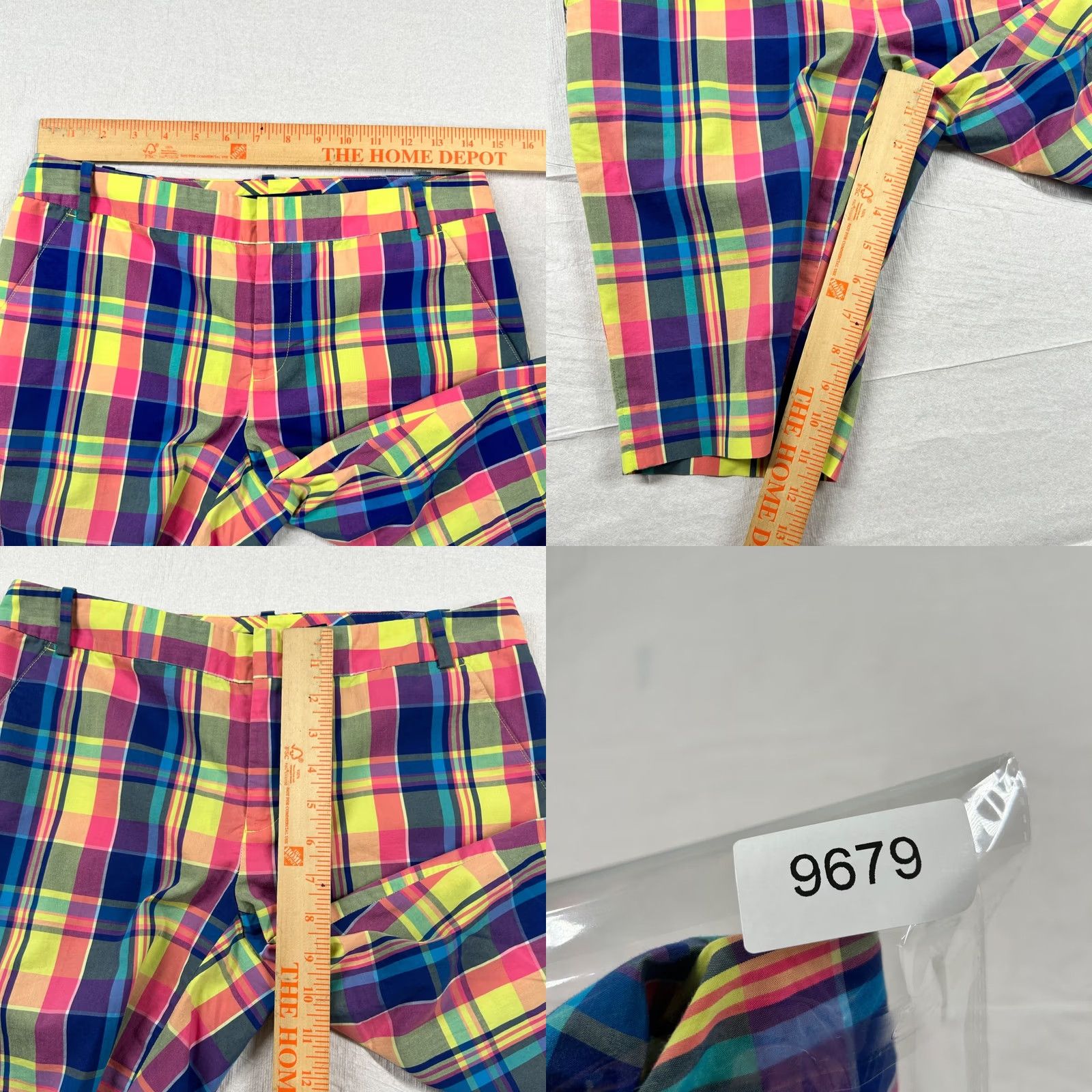 Ralph Lauren Polo Golf Ralph Lauren Shorts Womens 2 Plaid Performance 11" Inseam Knee Preppy Bermuda Women Size 26" / US 2 / IT 38 - 8 Thumbnail