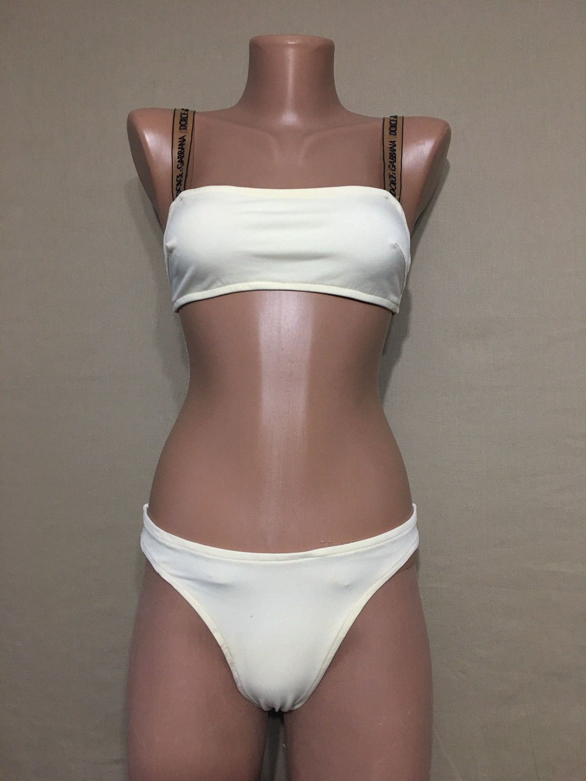Dolce & Gabbana DOLCE & GABBANA Swimwear Logo Bikini Swimsuit Beachwear Size M / US 6-8 / IT 42-44 - 1 Thumbnail