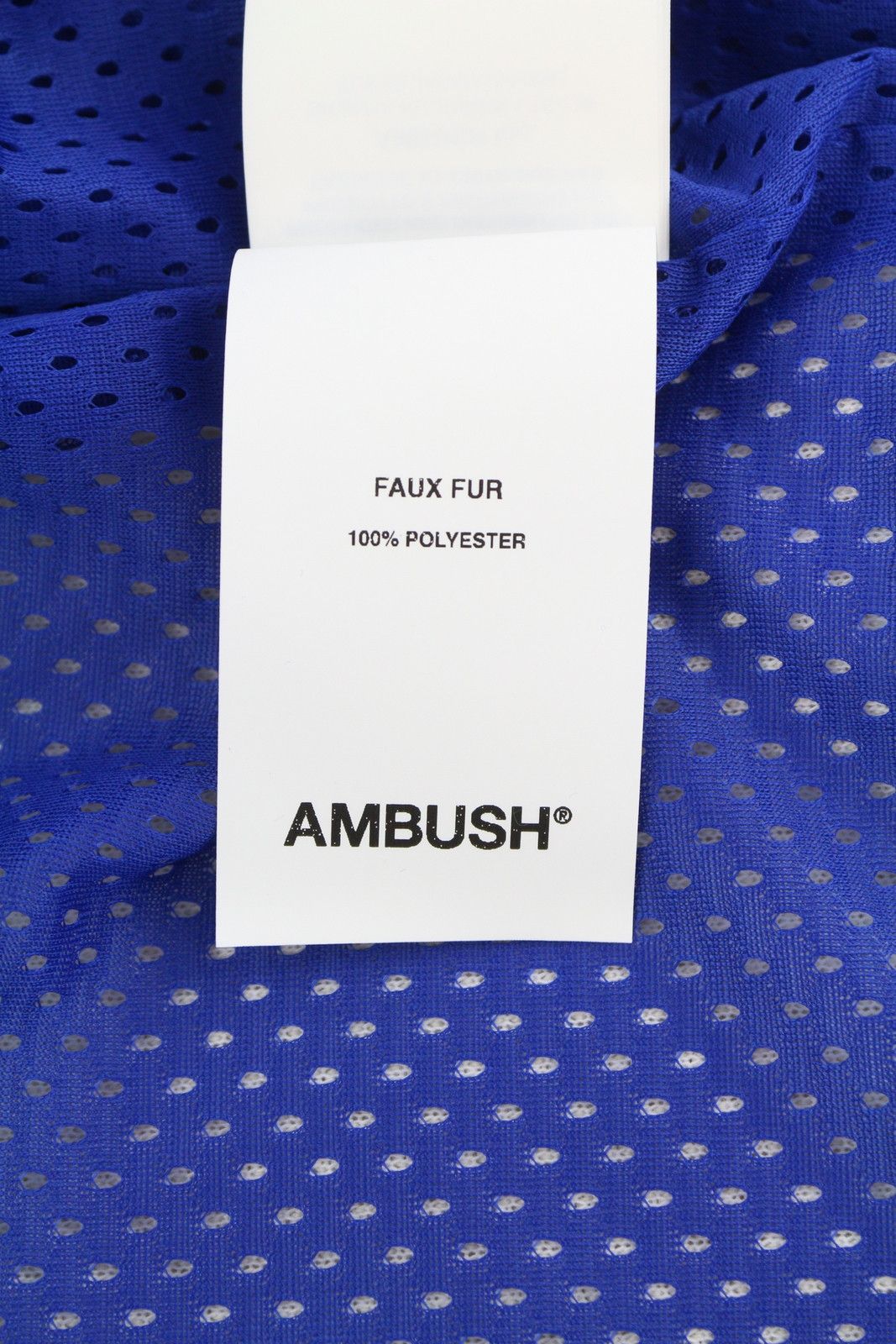 Ambush Design M Ivory Faux Fur Fleece Zip Lightweight 86771 Size US M / EU 48-50 / 2 - 12 Thumbnail