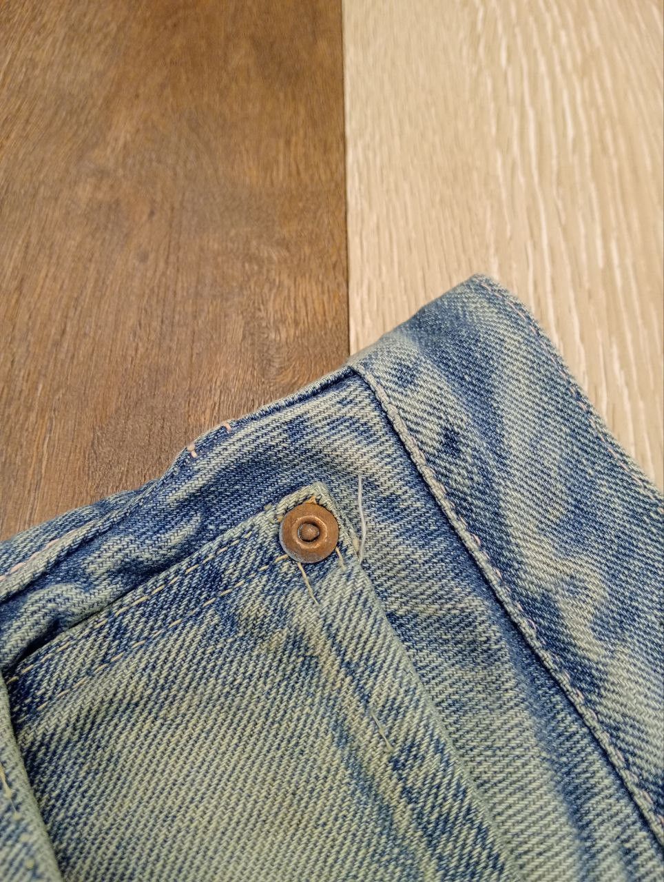 Lee RARE VINTAGE LEE RIDER ZIPPER GRIPPER SELVEDGE JEANS Size US 33 - 7 Thumbnail