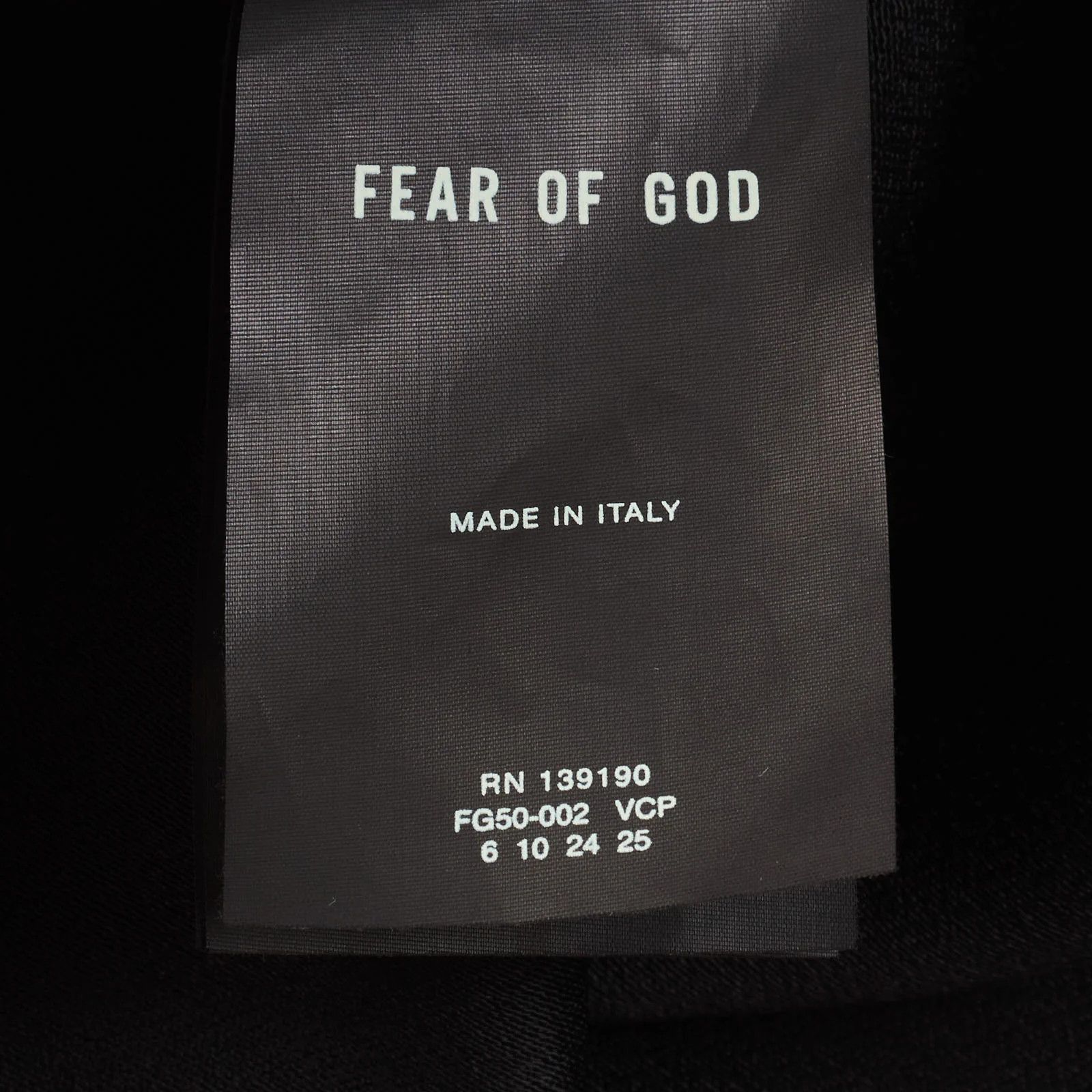 Fear of God FEAR OF GOD Black Long Sleeve Oversized Crepe Shirt Size US XL / EU 56 / 4 - 8 Thumbnail