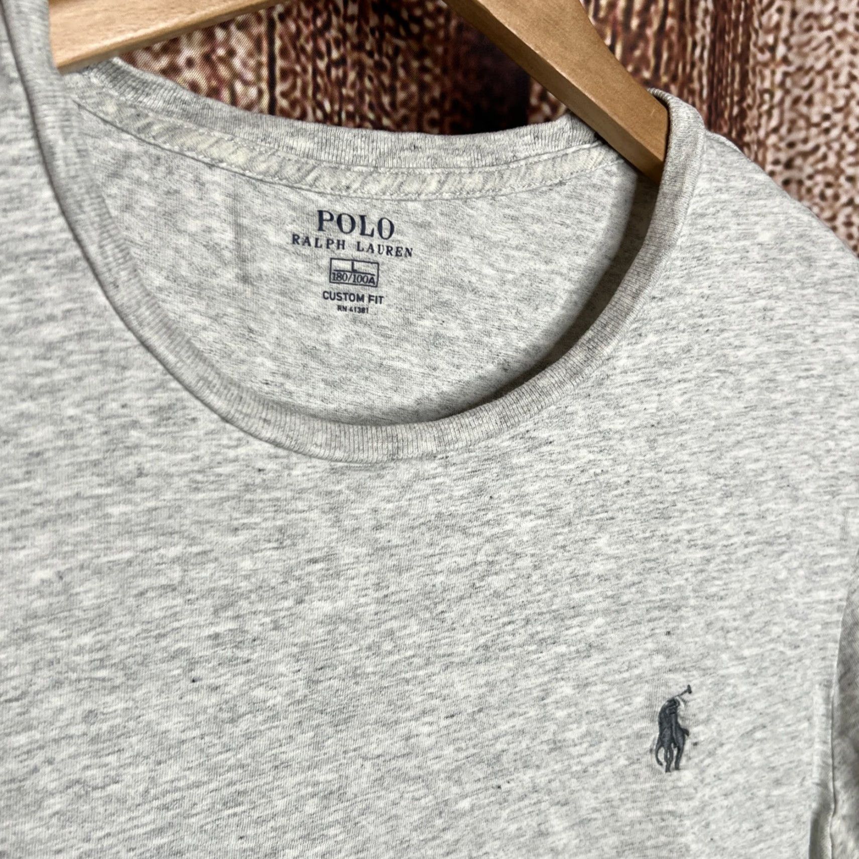 Polo Ralph Lauren Polo Ralph Lauren T Shirt Mens Gray Custom Fit Short Sleeve Tee Large Size US L / EU 52-54 / 3 - 2 Thumbnail