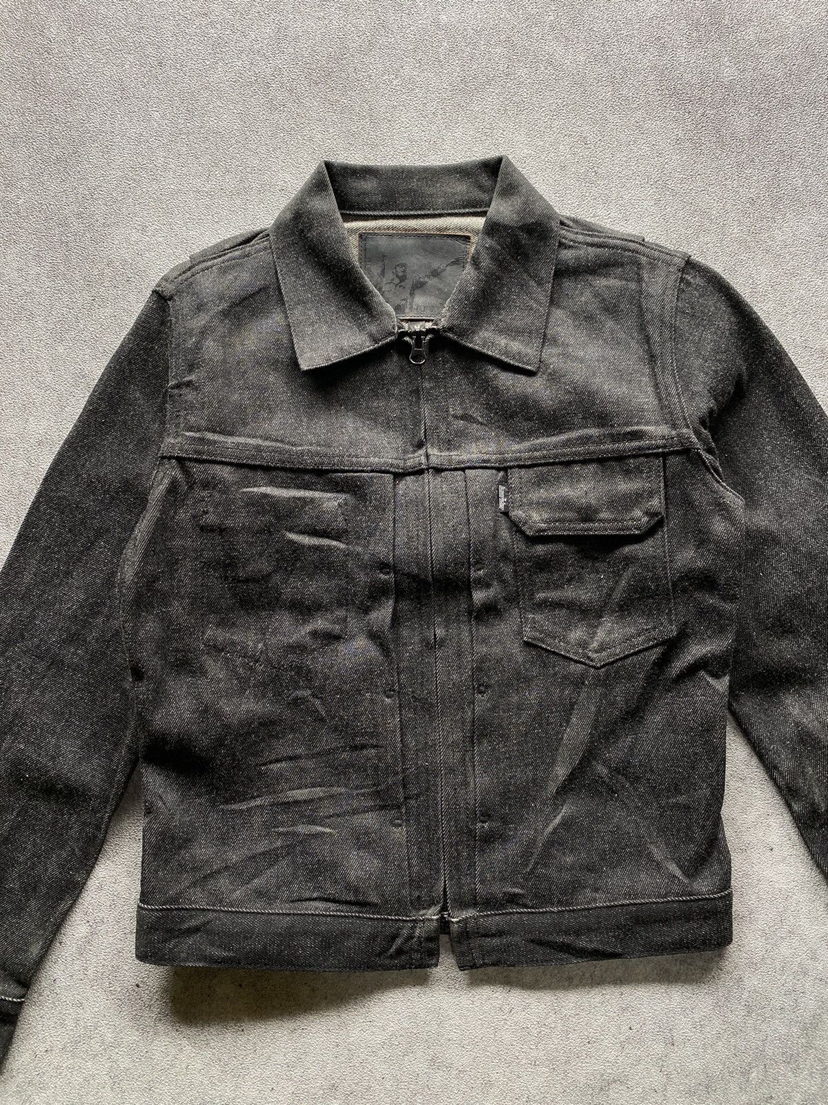 If Six Was Nine × Japanese Brand × Le Grande Bleu (L.G.B.) 2000s Lowrider type 1 boxyfit denim jacket Size US S / EU 44-46 / 1 - 2 Thumbnail