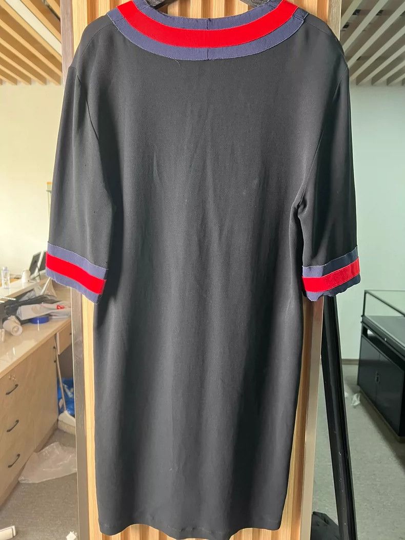 Gucci Gucci FW21 contrasting edge V-neck 7-point long-sleeved dre Size XS / US 0-2 / IT 36-38 - 2 Thumbnail
