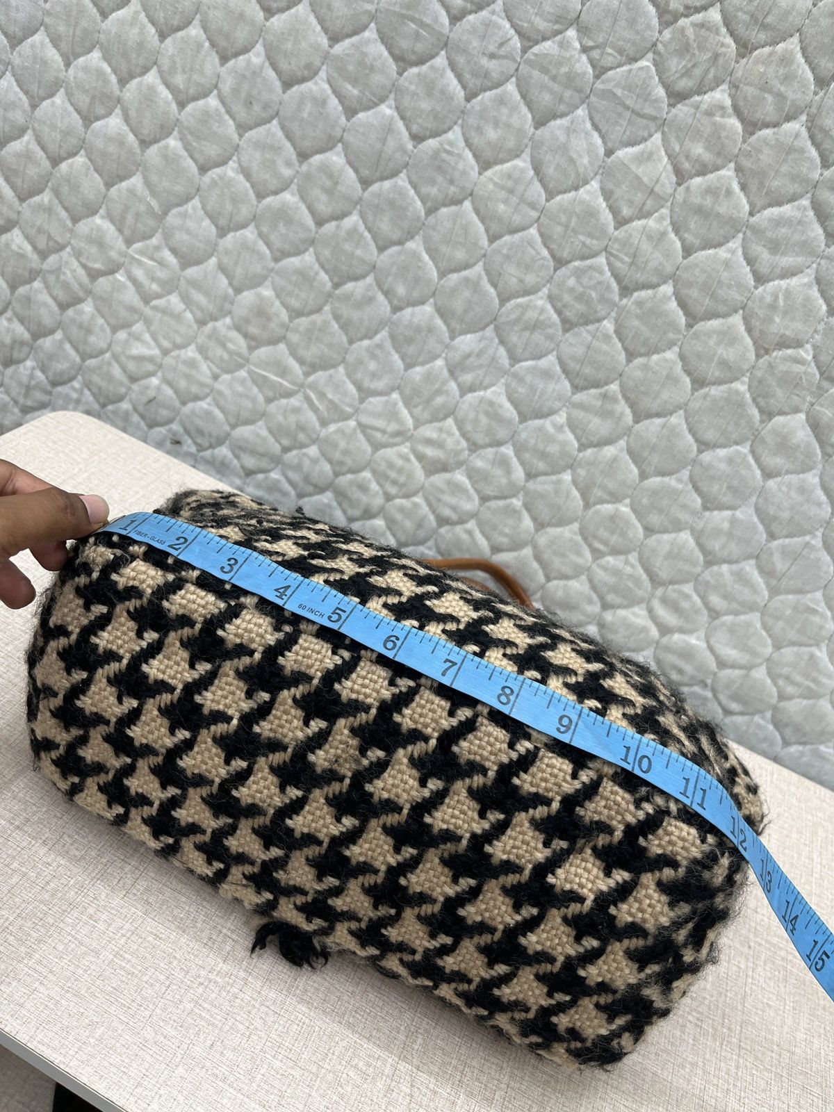 Tsumori Chisato 🔥🔥🔥ARCHIVE TSUMORI CHISATO ISSEY MIYAKE TWEED BAGS Size ONE SIZE - 17 Thumbnail