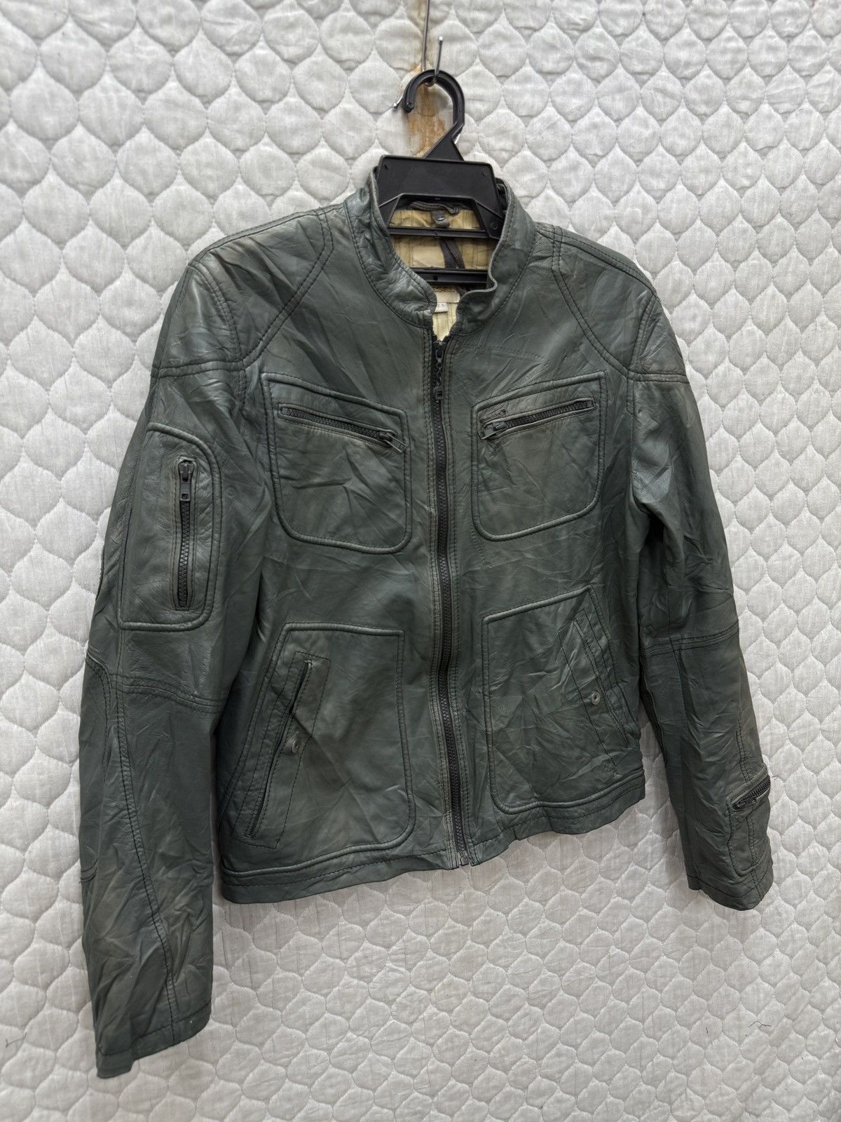 Diesel Black Gold 🔥🔥🔥ARCHIVE DIESEL BIKER JACKET Size US M / EU 48-50 / 2 - 3 Thumbnail
