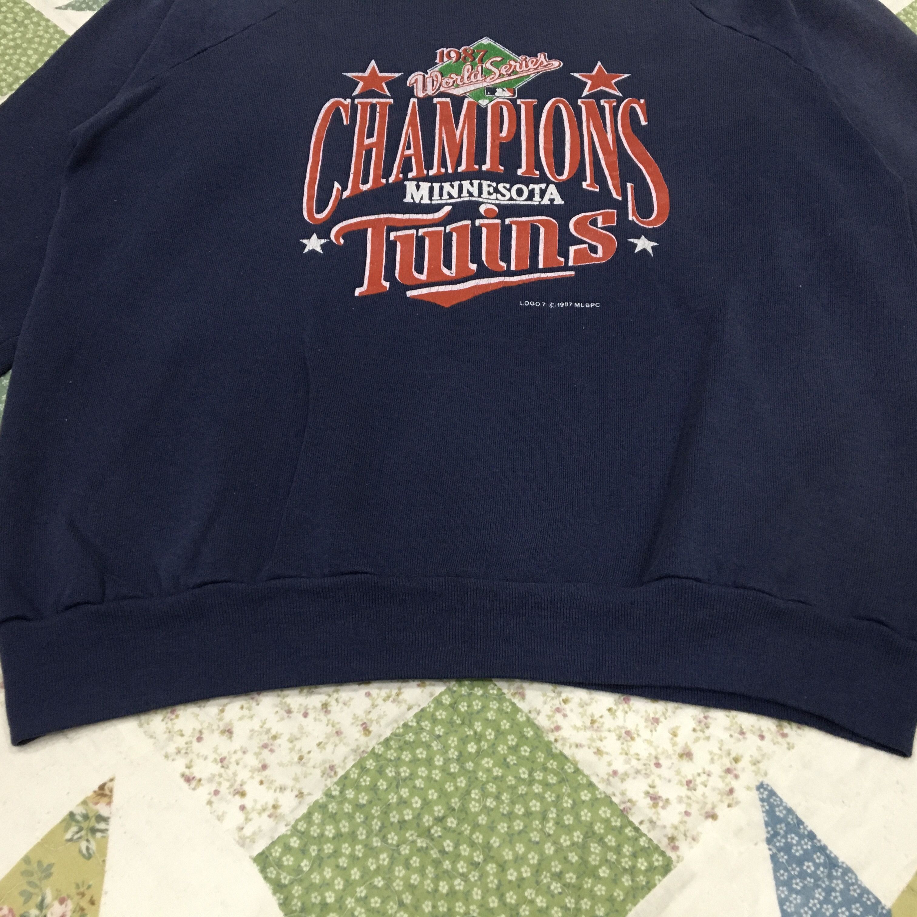 Fruit Of The Loom × Vintage Vintage MINNESOTA TWINS World Series Sweatshirts Size M / US 6-8 / IT 42-44 - 5 Thumbnail