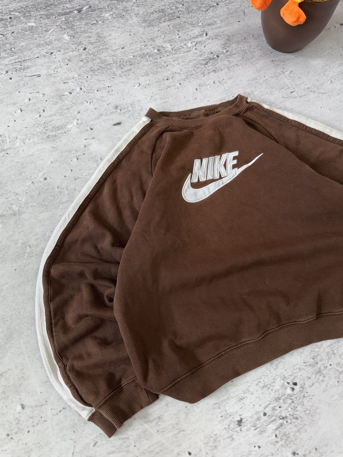 Nike × Vintage NIKE VINTAGE CENTER LOGO OVERSIZE BAGGY FIT SWEATSHIRT Size US S / EU 44-46 / 1 - 2 Thumbnail