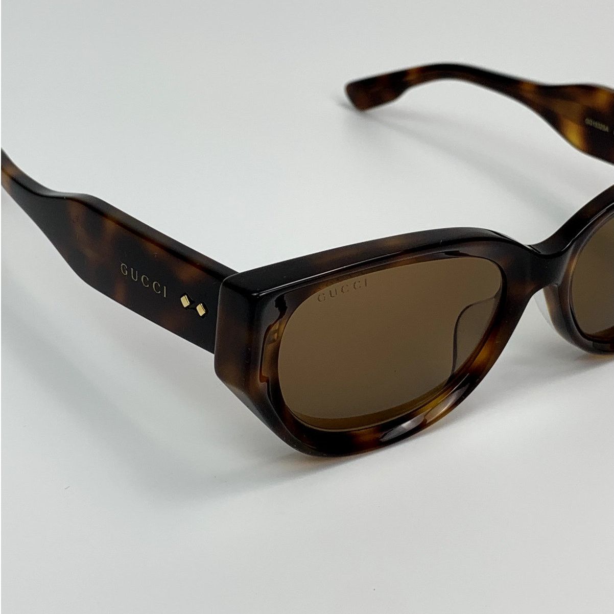 Gucci NEW Gucci GG1532SA 002 Havana Brown Women Authentic Size ONE SIZE - 5 Thumbnail