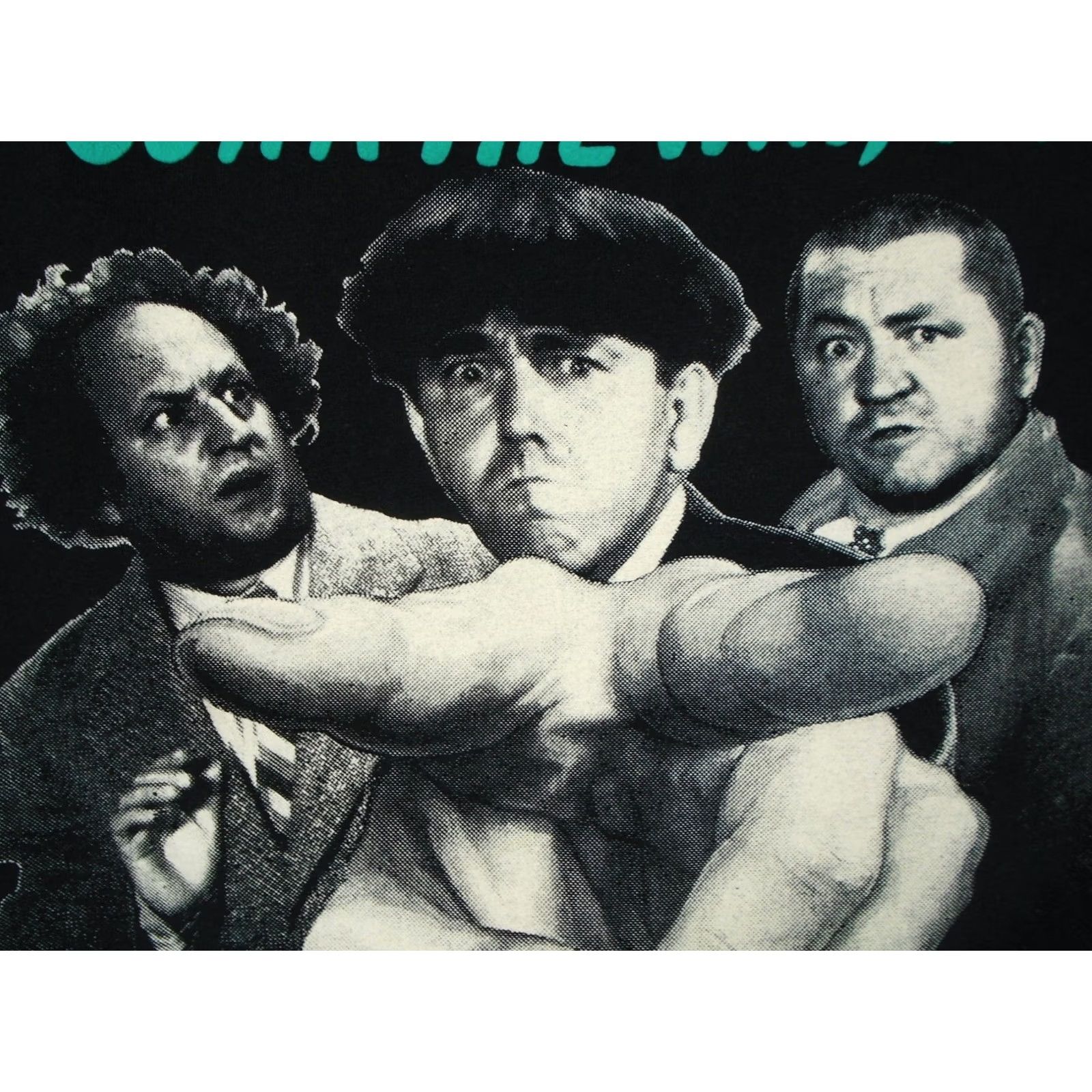 Vintage vintage THE THREE STOOGES KNUCKLEHEADS T-Shirt XS comedy shirt Men XS Black 80s 90s Nast Size US XS / EU 42 / 0 - 5 Thumbnail