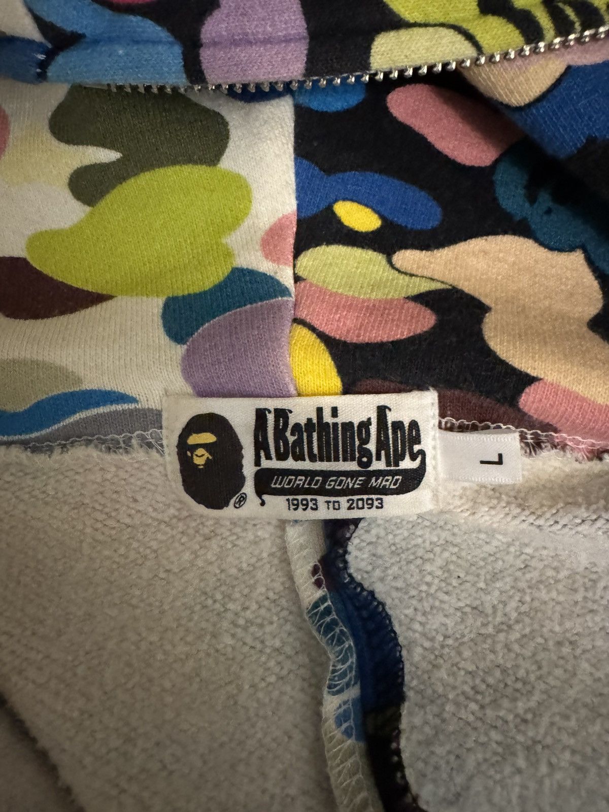 Bape Muti camo half bape hoodie Size US L / EU 52-54 / 3 - 10 Thumbnail