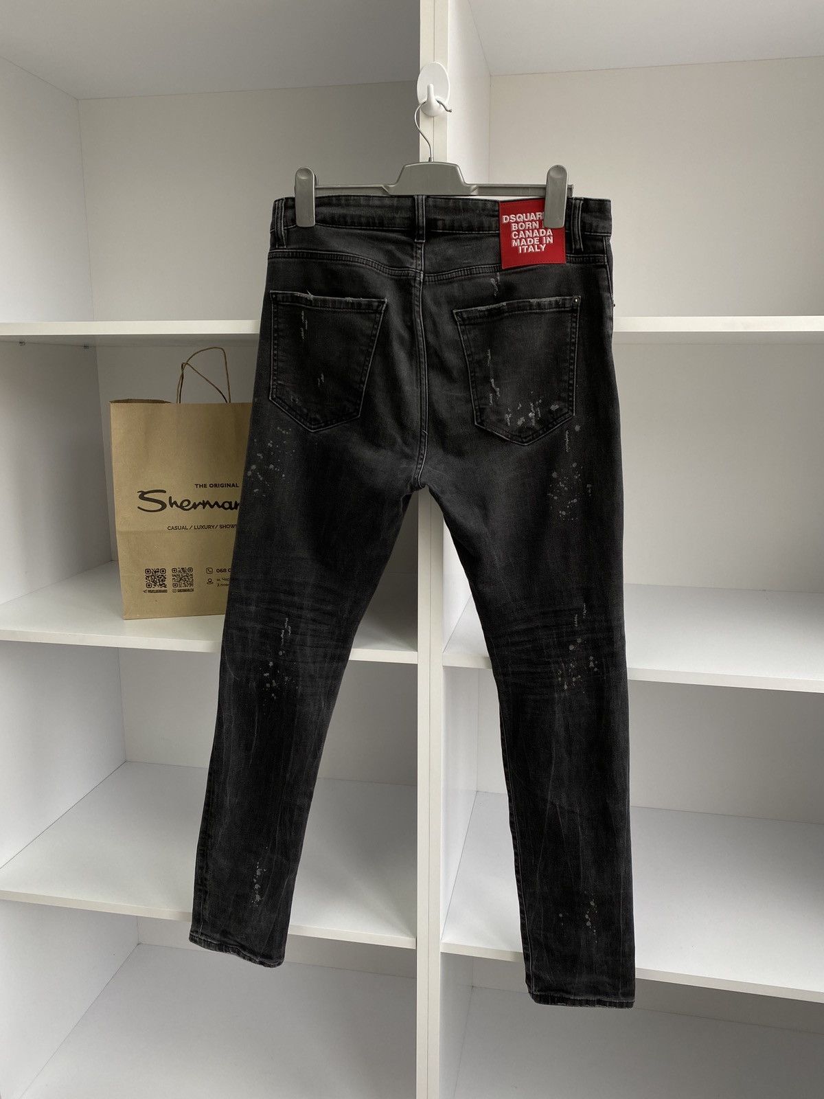 Vintage Black Pants Dsquared2 52 Size(IT)