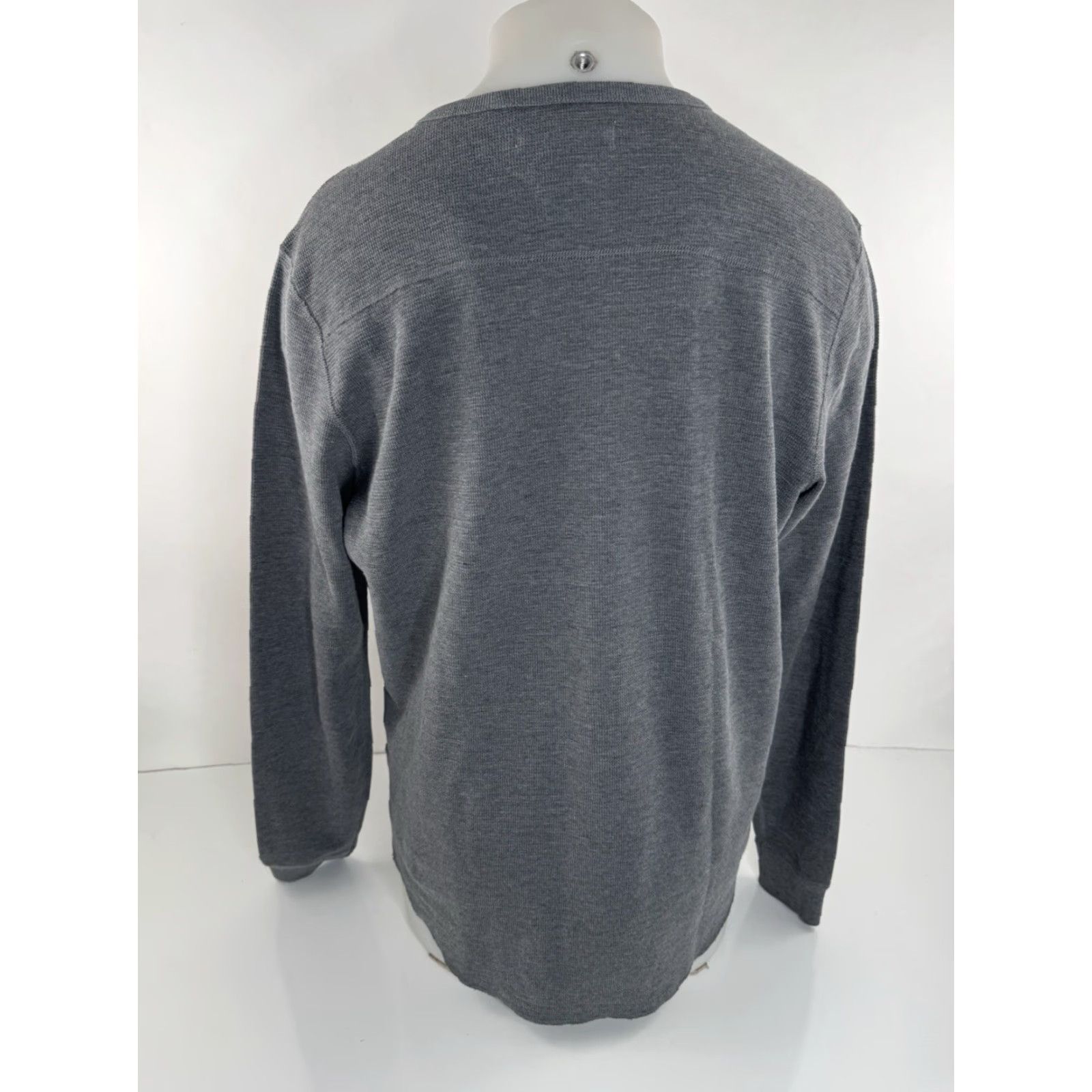Outerknown Outerknown Thermal Mens XL Pullover Sweatshirt Gray Size US XL / EU 56 / 4 - 3 Thumbnail
