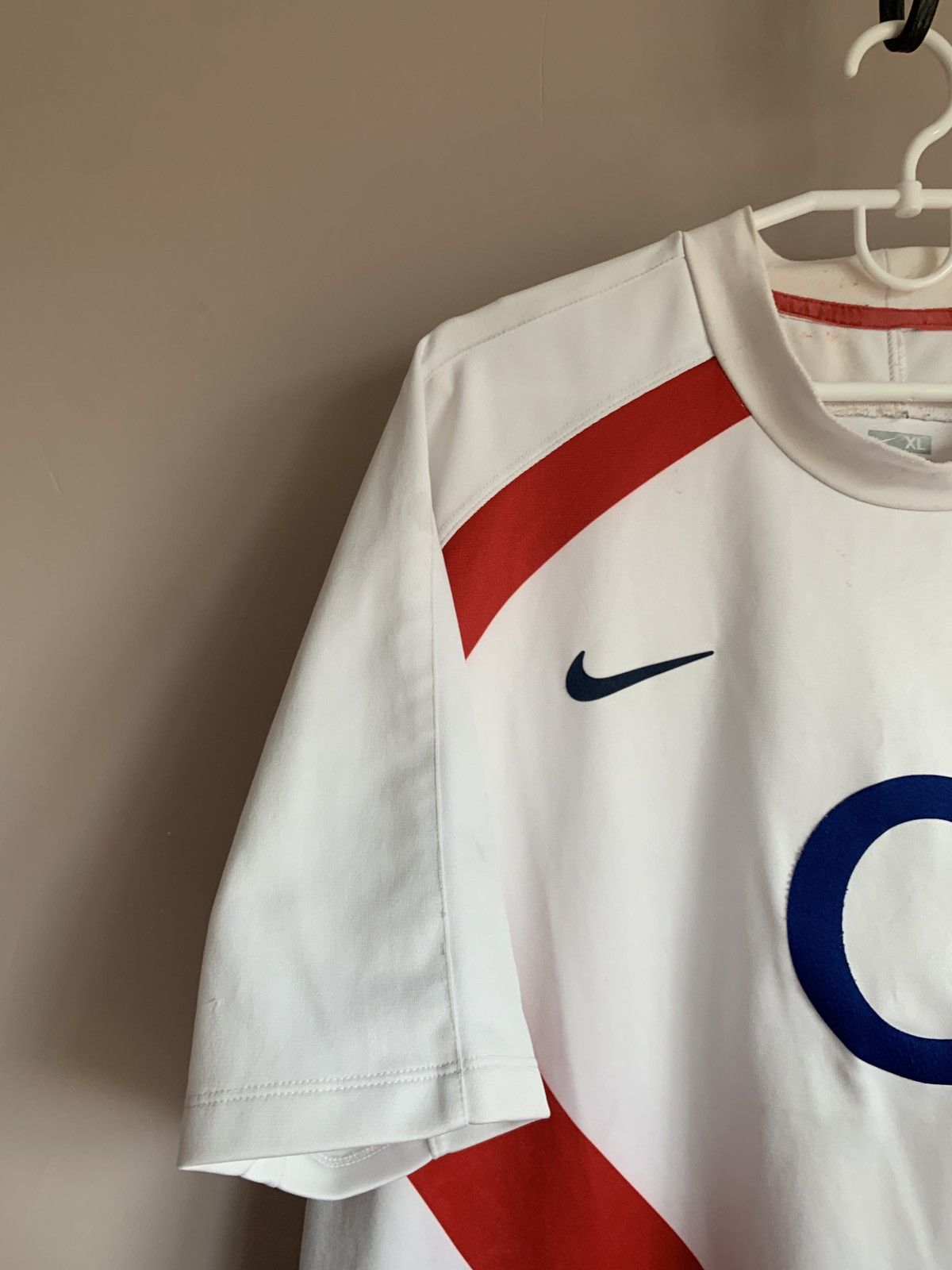 Nike England 2007/09 Home Rugby Union Shirt Nike Vintage Jersey Size US XL / EU 56 / 4 - 3 Thumbnail