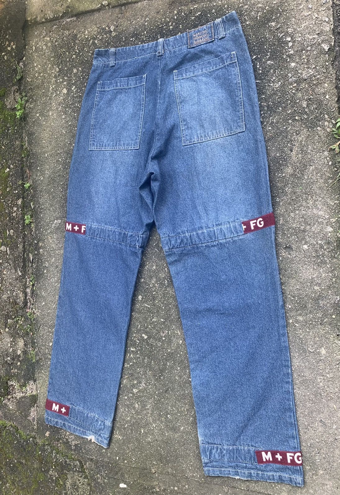 Marithe + Francois Girbaud Le Jean De Marithe Francois Girbaud Reconstructed Pant Size US 35 - 7 Thumbnail