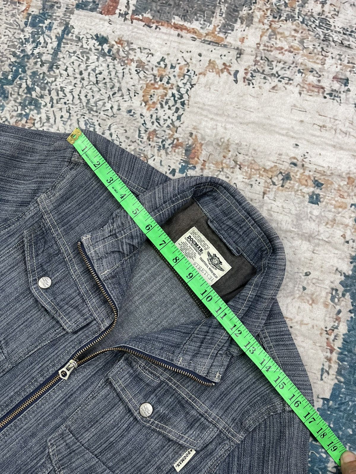 Japanese Brand Dogman Traditional Workwear Stretch Denim Jackets Size US S / EU 44-46 / 1 - 9 Thumbnail