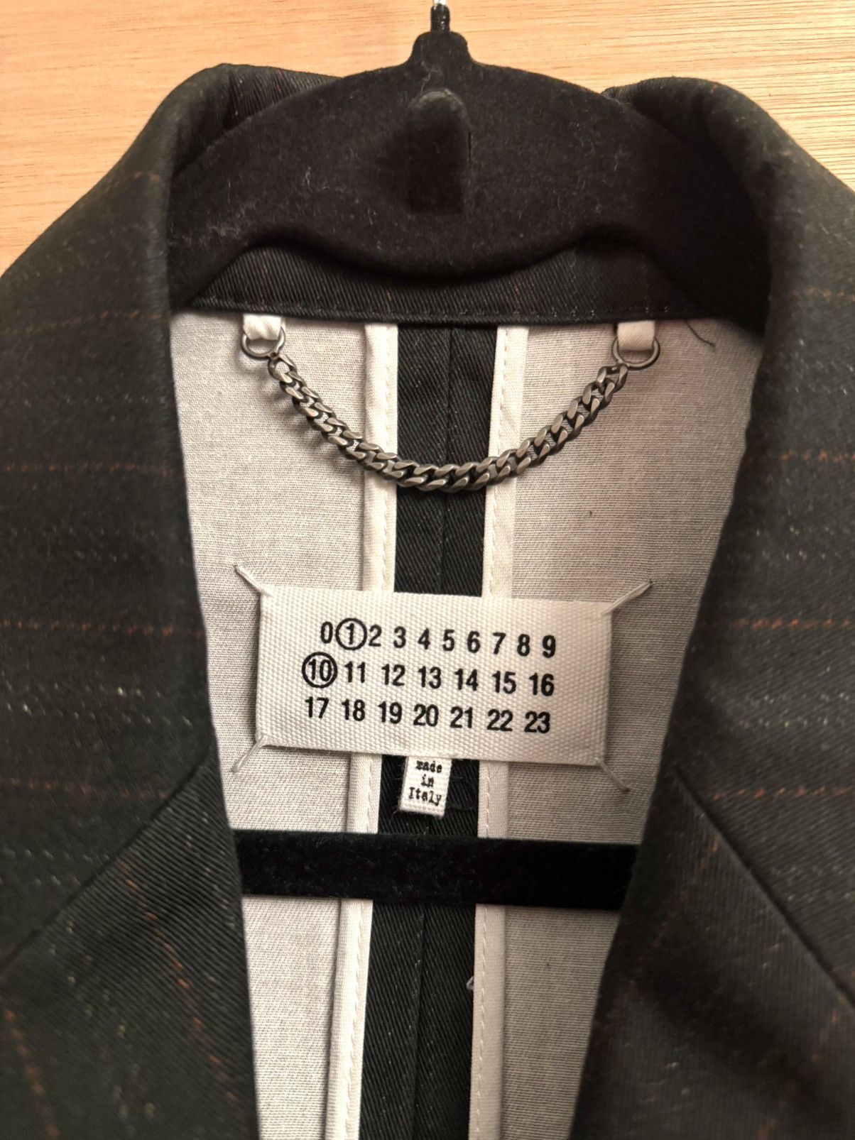 Maison Margiela margiela men runway 2024 printed tailored coat 46 os Size US S / EU 44-46 / 1 - 2 Thumbnail