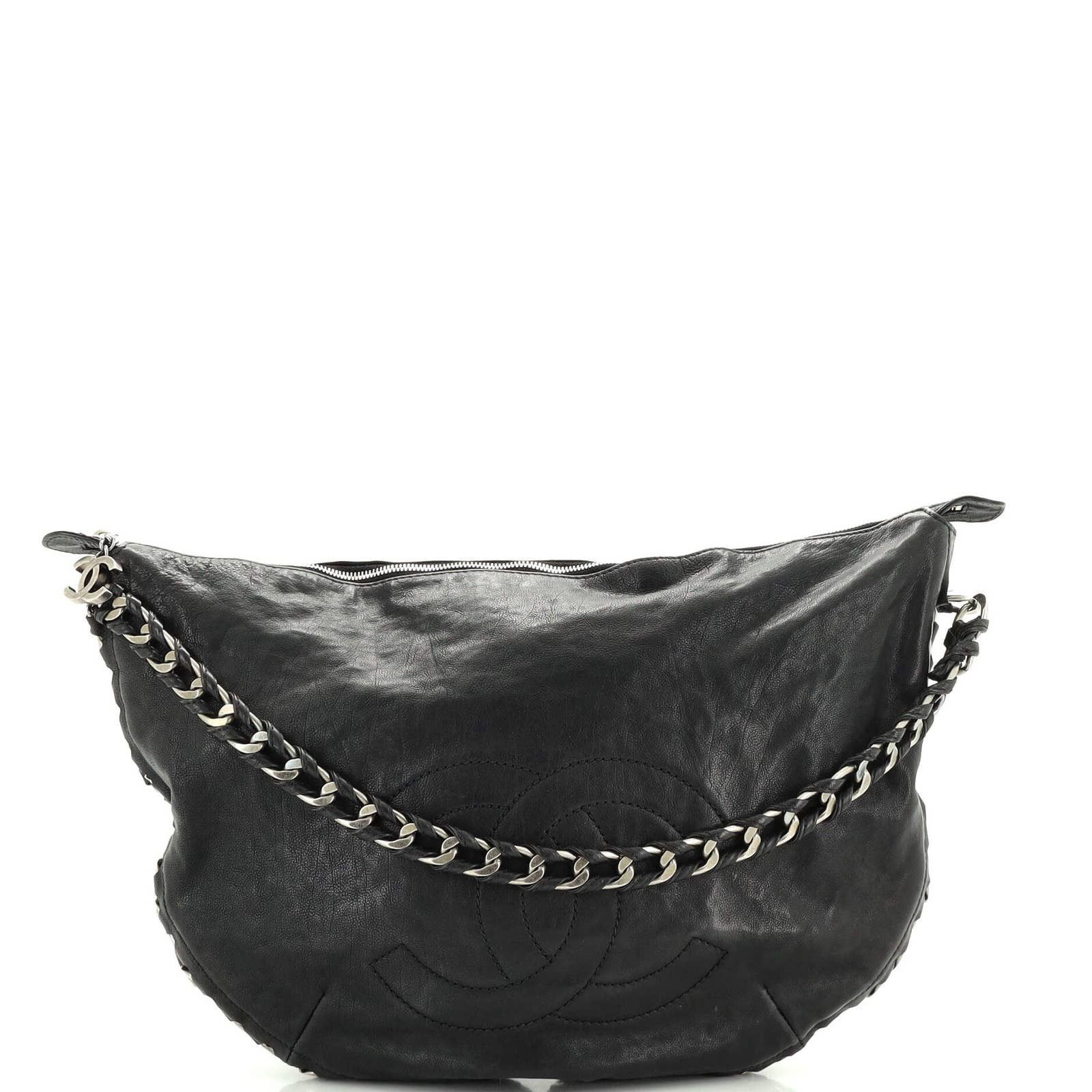 Chanel Modern Chain Hobo Calfskin Large | Grailed