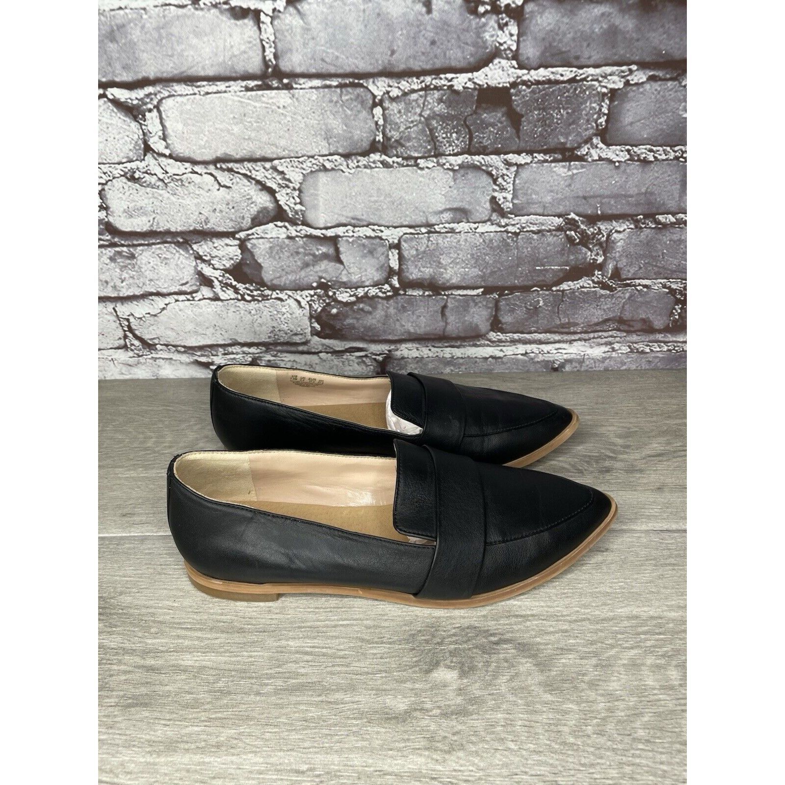 Other Dr. Scholls Original Collection Ashah Black Leather Pointed Size US 7.5 / IT 37.5 - 3 Thumbnail