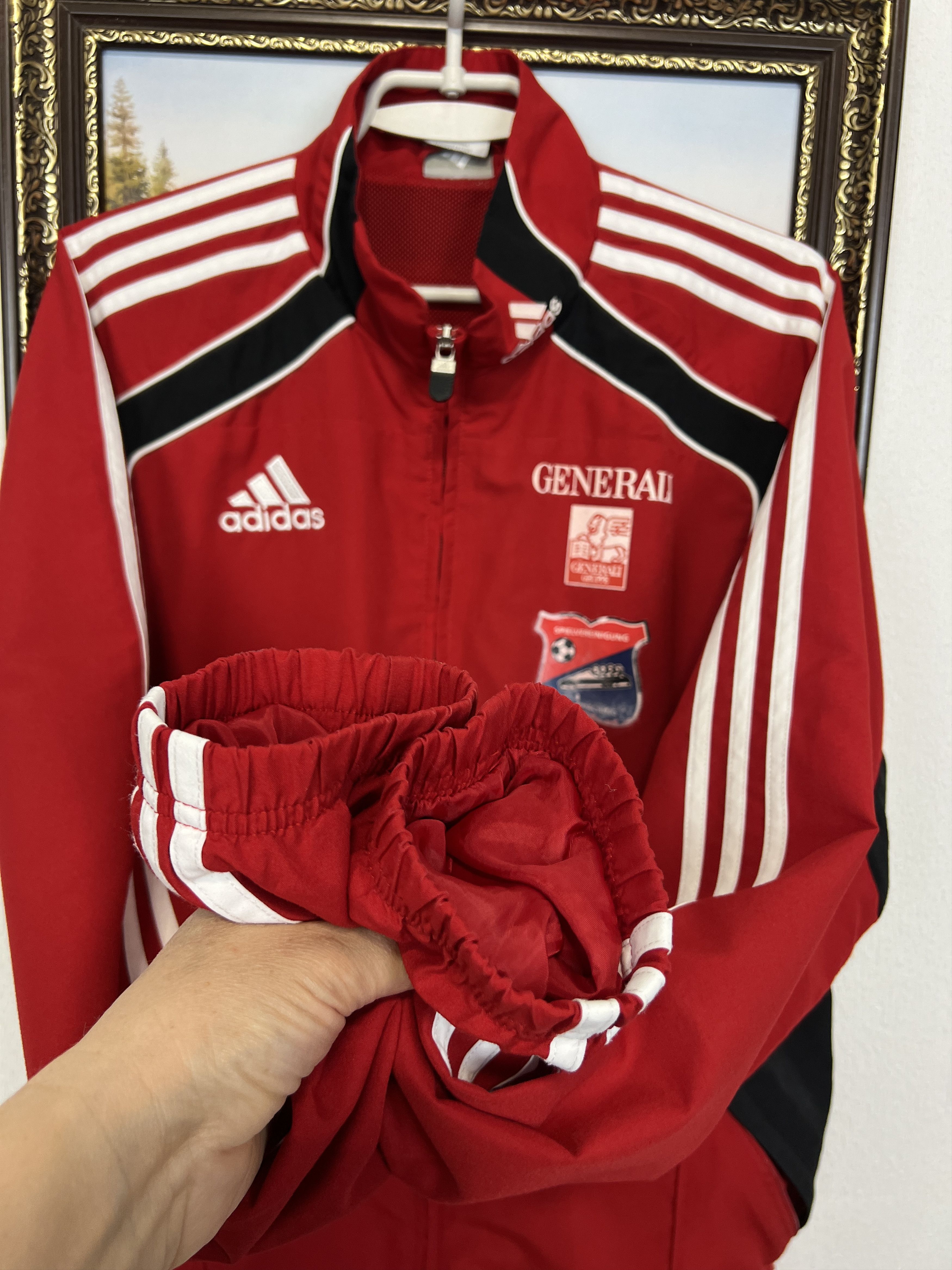 Adidas Vintage SpVgg Unterhaching Football Jacket Soccer Track Top Size US M / EU 48-50 / 2 - 7 Thumbnail