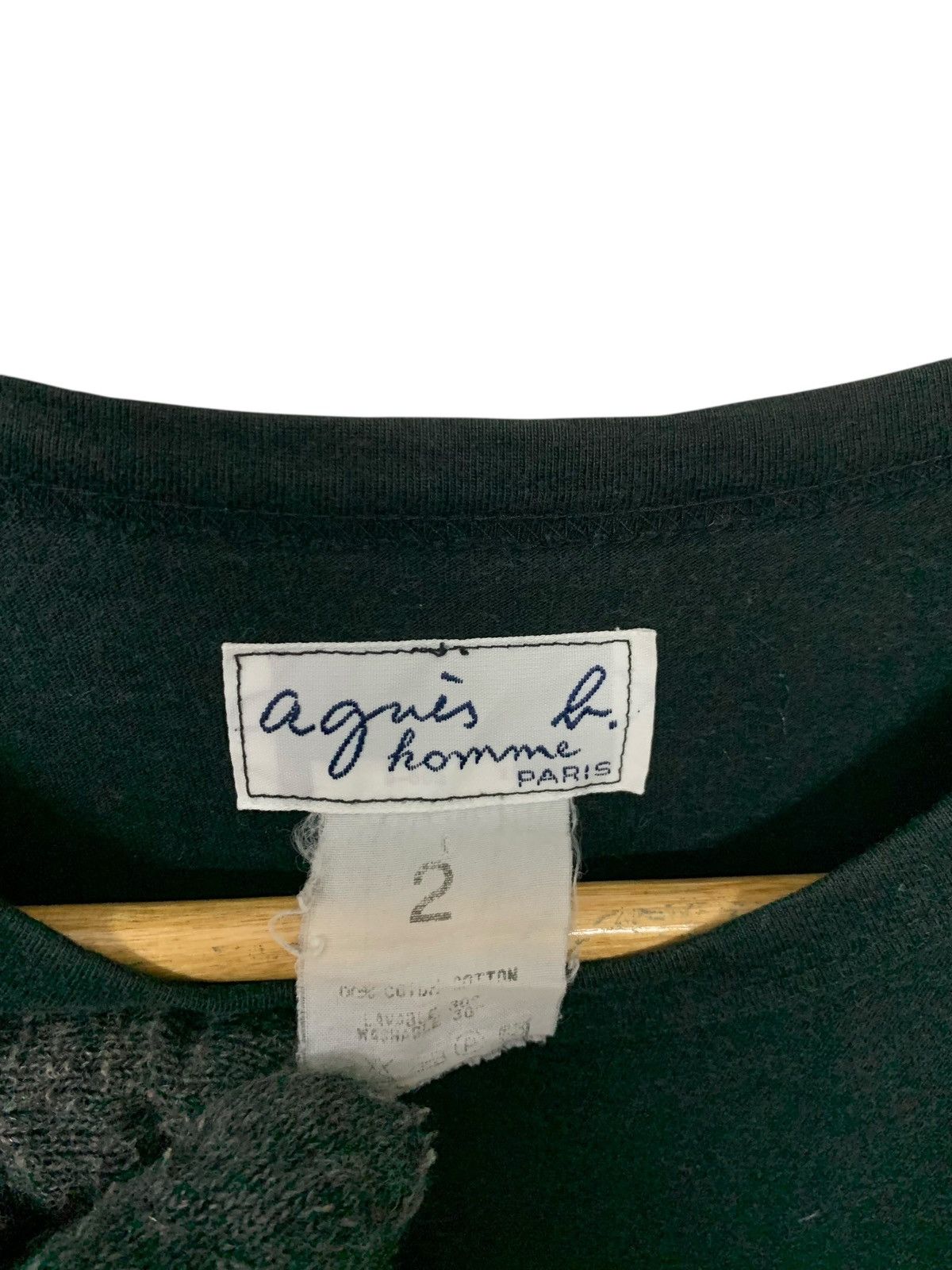 agnes b. Rare Vintage 90's Agnes B Center Logo Longsleeve T Shirt Size XS / US 0-2 / IT 36-38 - 4 Thumbnail