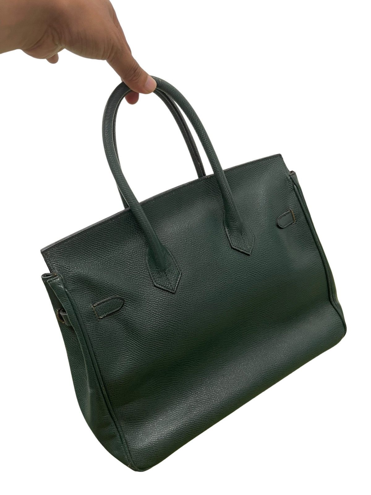 Japanese Brand Birkin Bag Leather Shufirst Like Hermes 3🟩 Size ONE SIZE - 5 Thumbnail