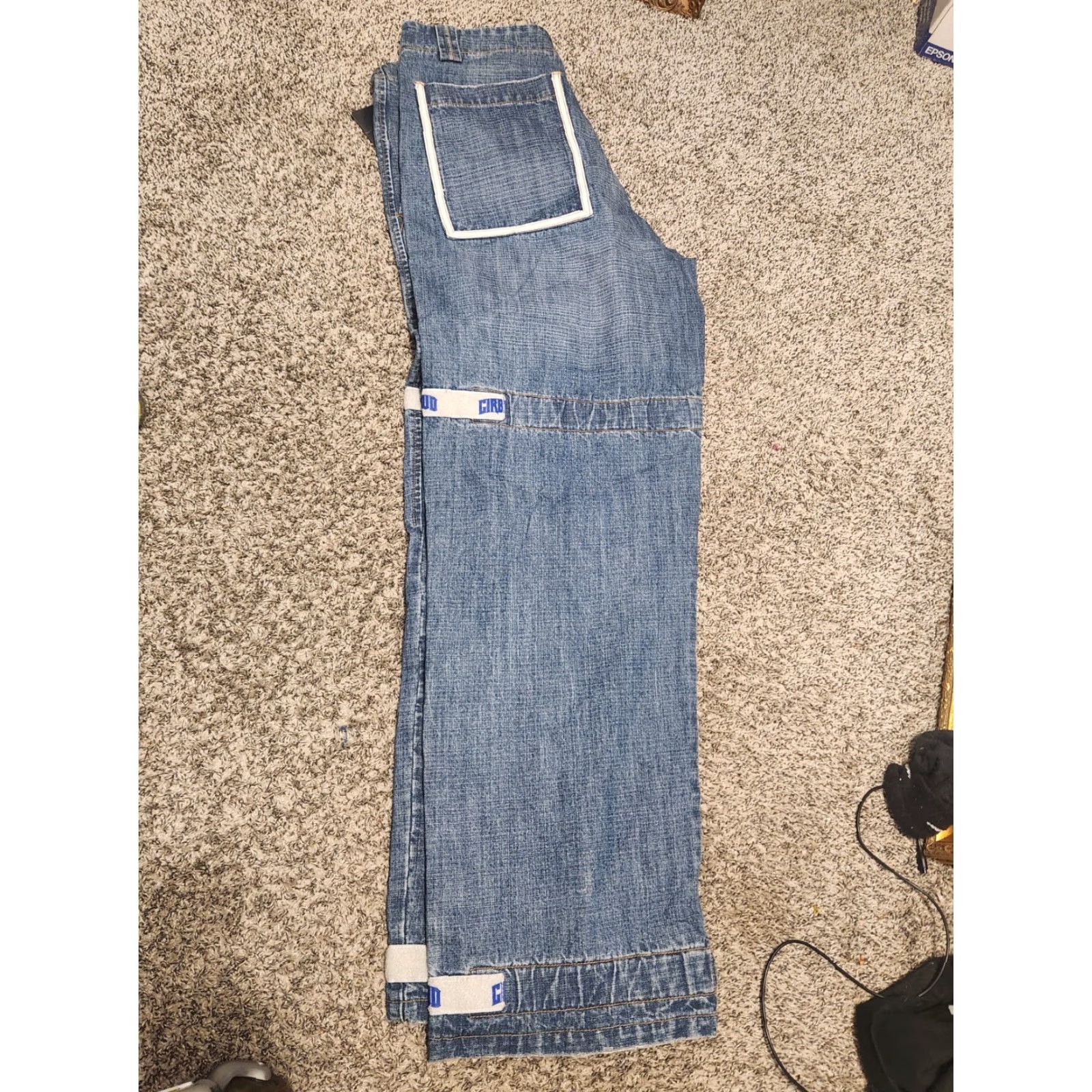 Vintage VINTAGE Girbaud Jeans Men 34x32 Y2K Hip Hop Baggy Strap MFG Size US 34 / EU 50 - 5 Thumbnail