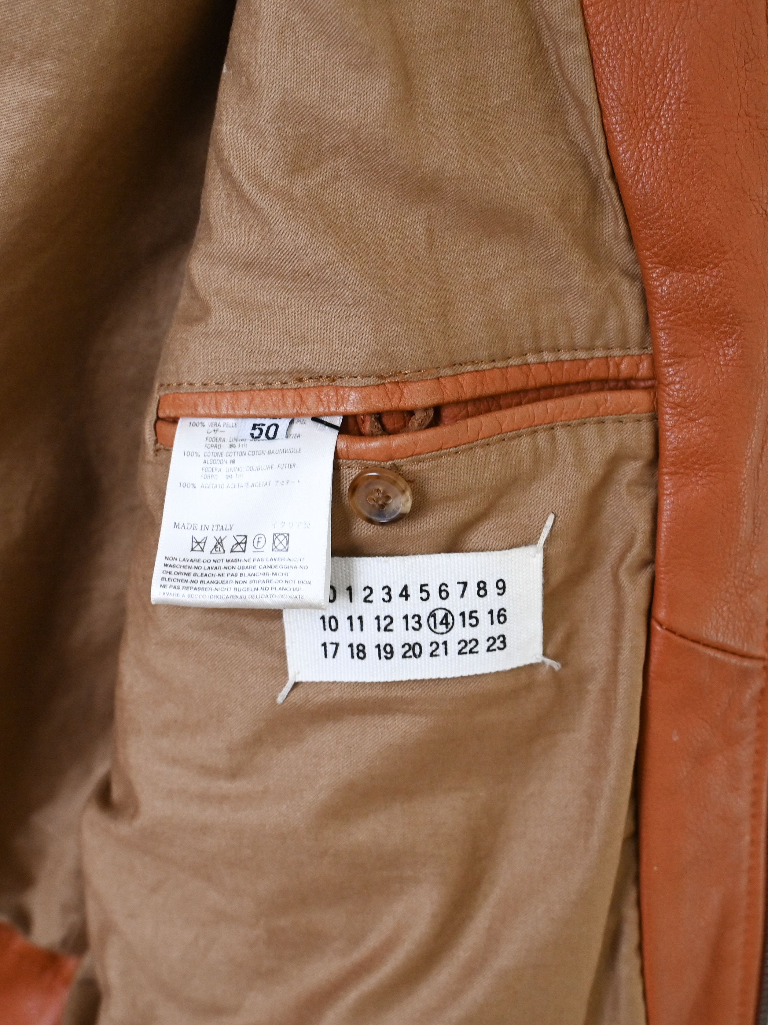 Maison Margiela 2006 5 Zip Leather Moto Jacket Size US M / EU 48-50 / 2 - 16 Thumbnail