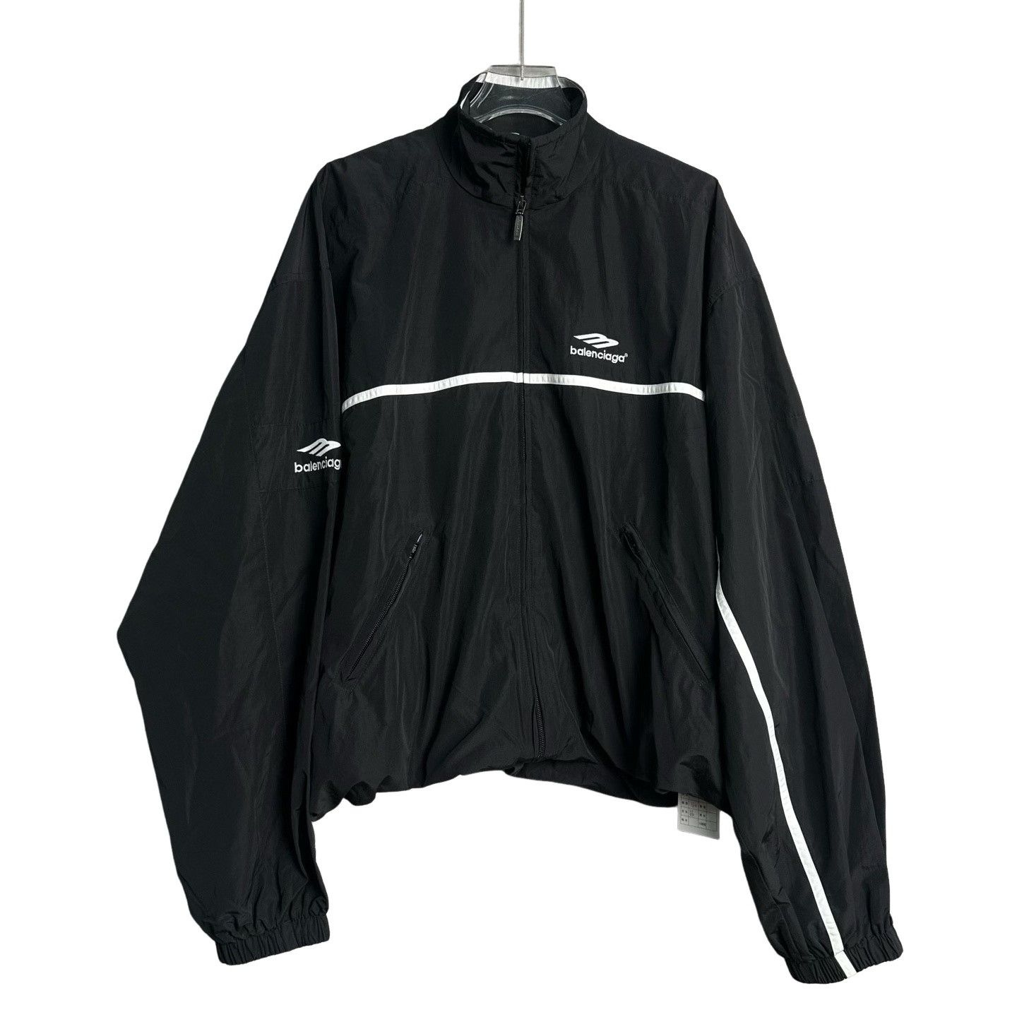 Balenciaga Balenciaga Striped 3B Logo Zip Jacket XS Size US XS / EU 42 / 0 - 1 Thumbnail