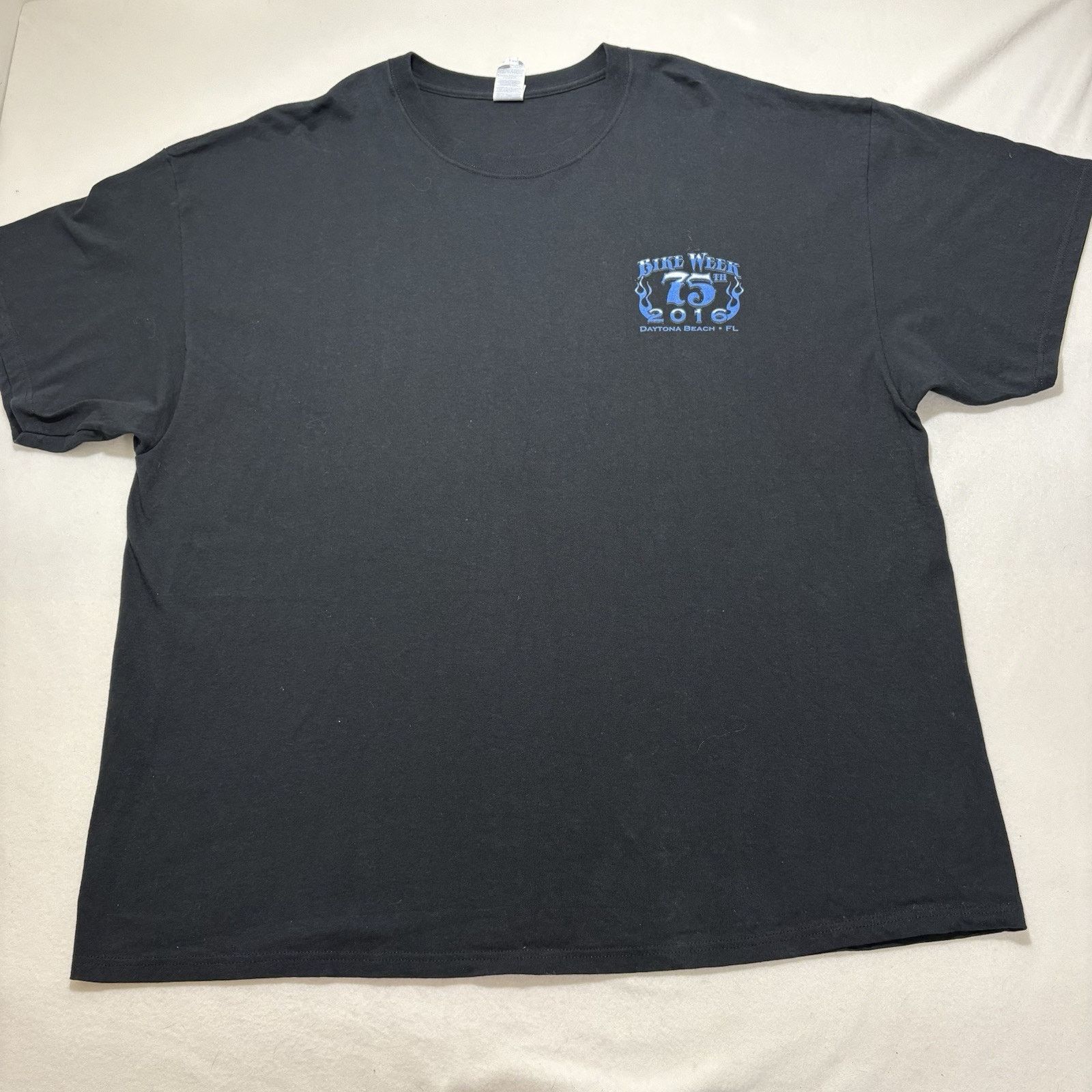 Gildan Daytona Beach Bike Week 2016 3XL 75th Annual Graphic T Shirt Size US XXL / EU 58 / 5 - 4 Thumbnail